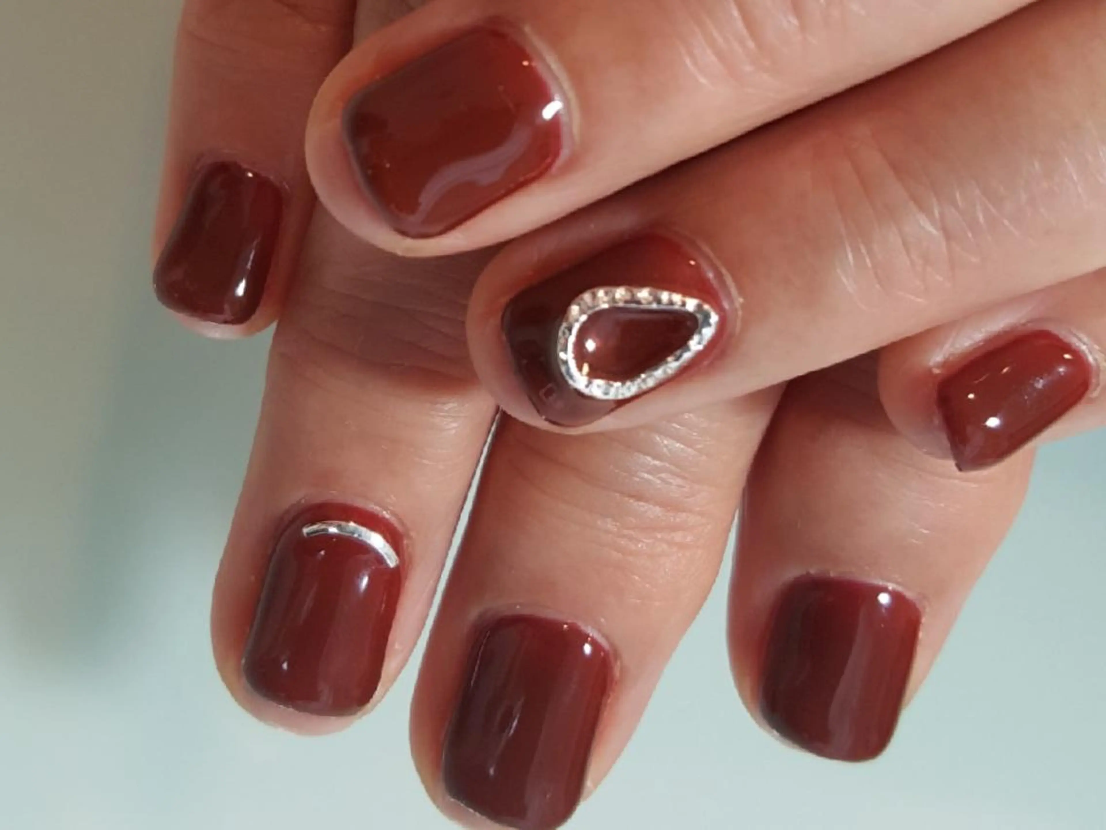 ネイル ボルドー 人気エリア💖完全個室【ルリエ】所属・ネイルサロン Lelienルリエのネイルデザイン