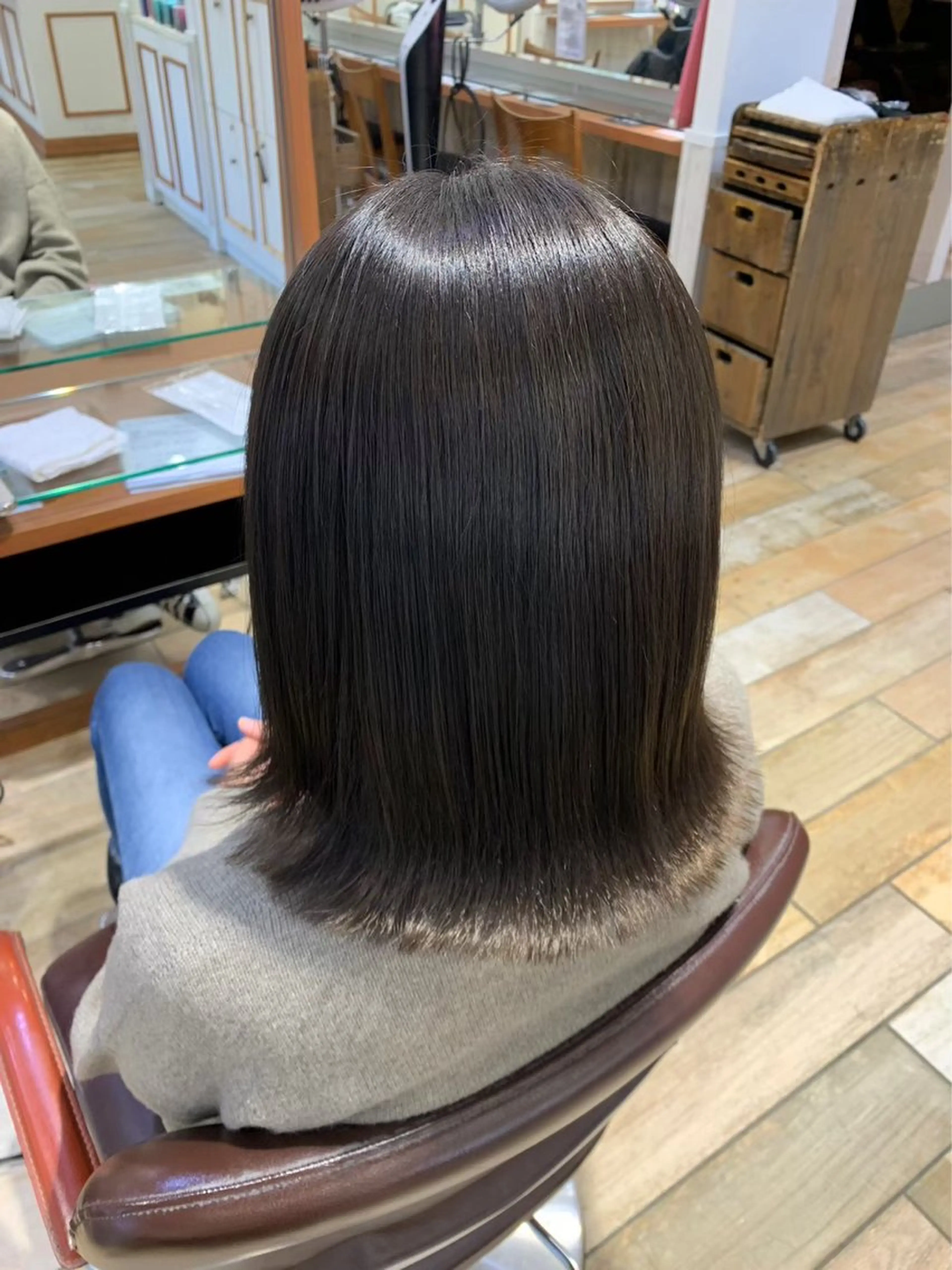 ミディアム カラー 韓国ヘア ‎⟡.·KANA🐥のヘアスタイル