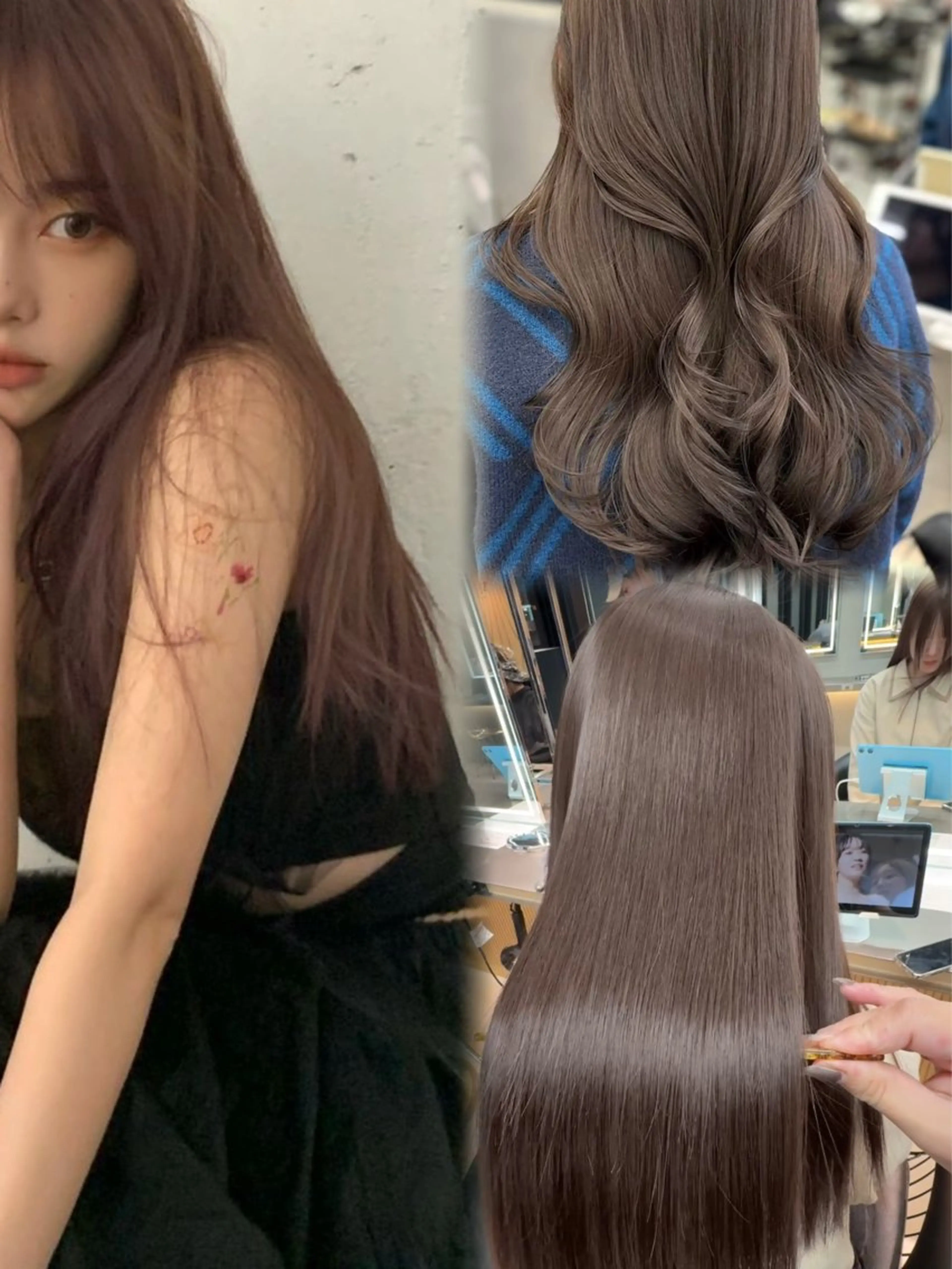 ロング カラー COALL nex the salon所属・Riria✨ 透明感カラーのヘアスタイル