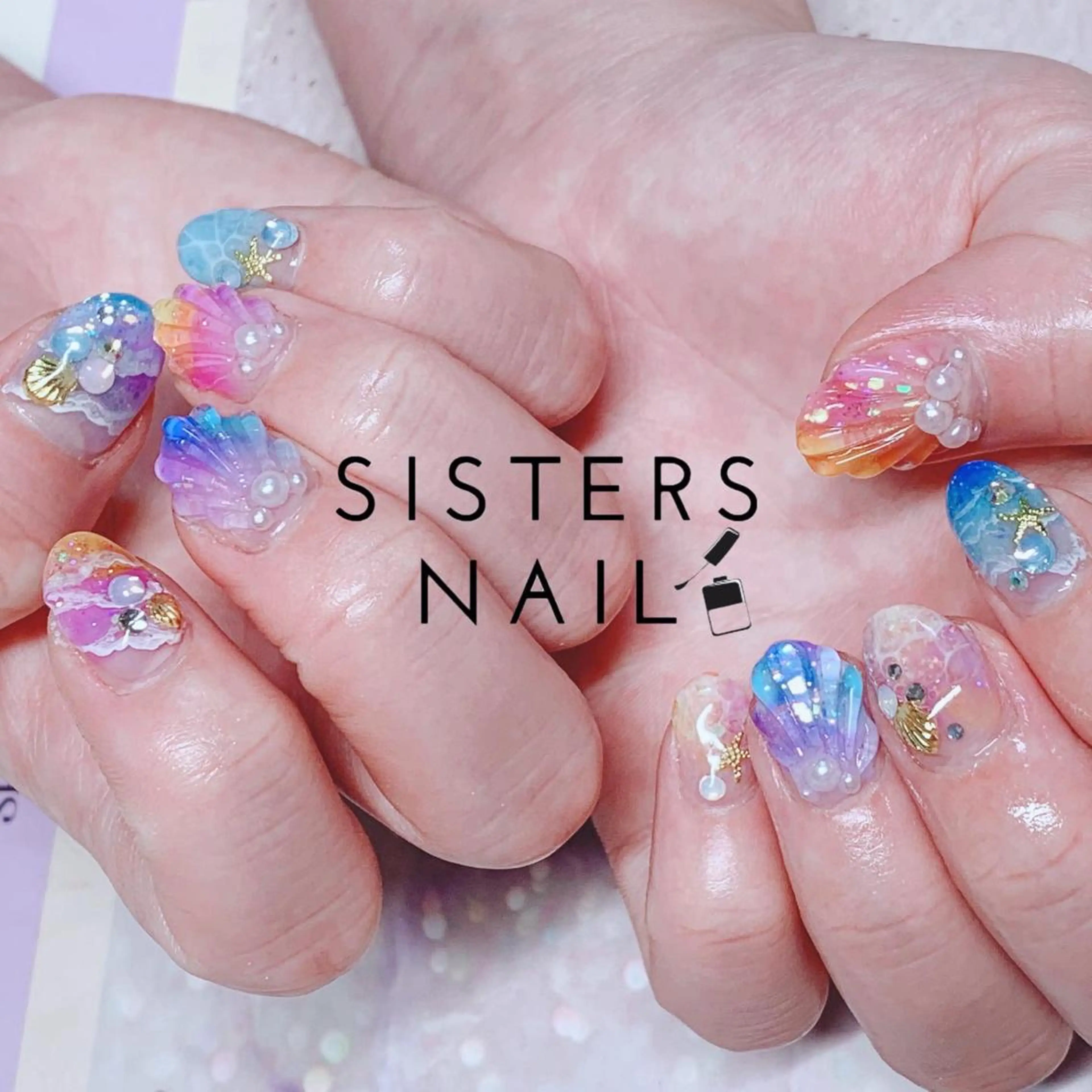 ネイル ハンドネイル ハンドケア sisters nail.fのネイルデザイン