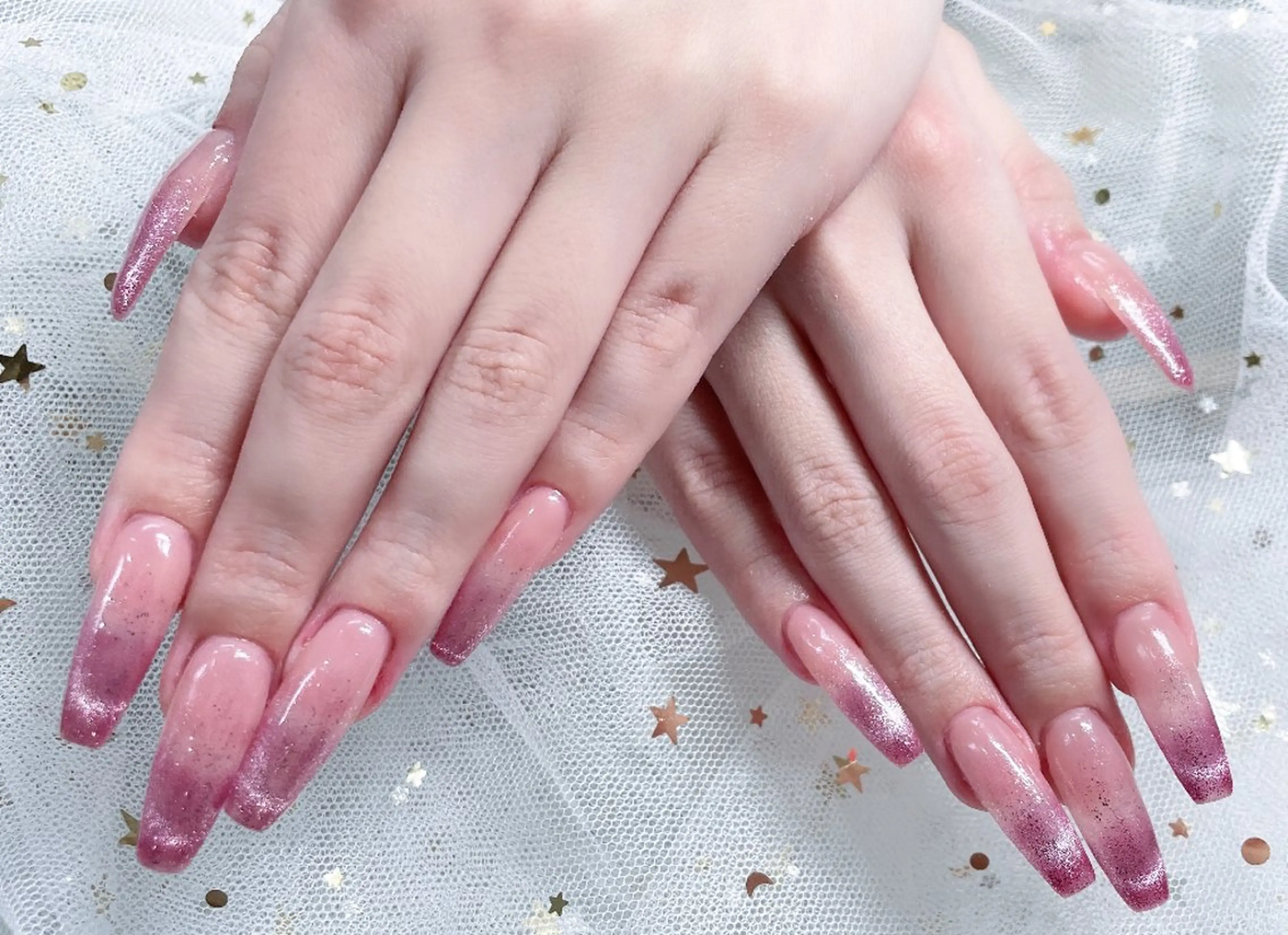 ネイル 長さ出し フレンチネイル Omi beautyのネイルデザイン