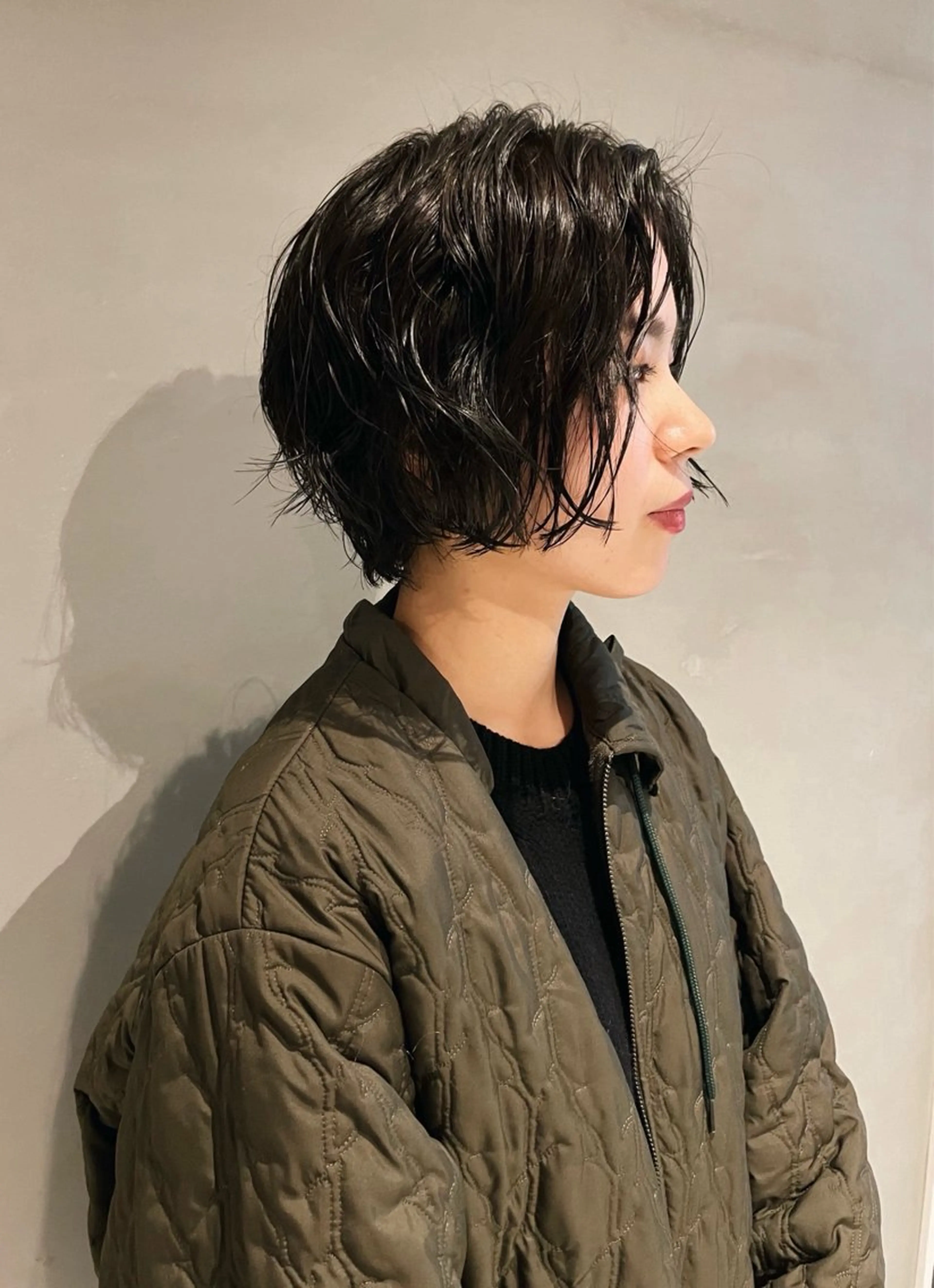 ショート カット パーマ 小野 龍樹のヘアスタイル
