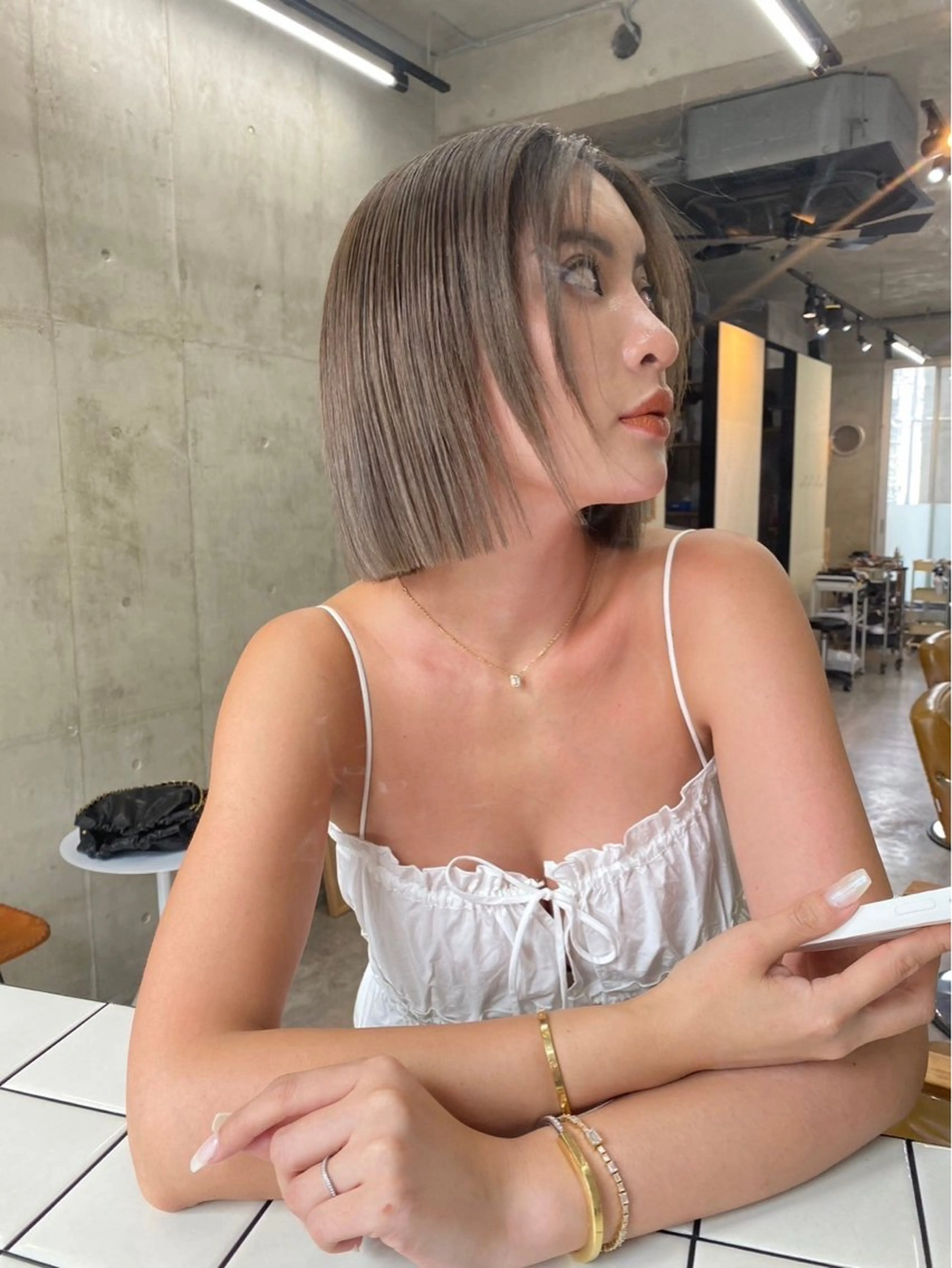 ボブカットの写真