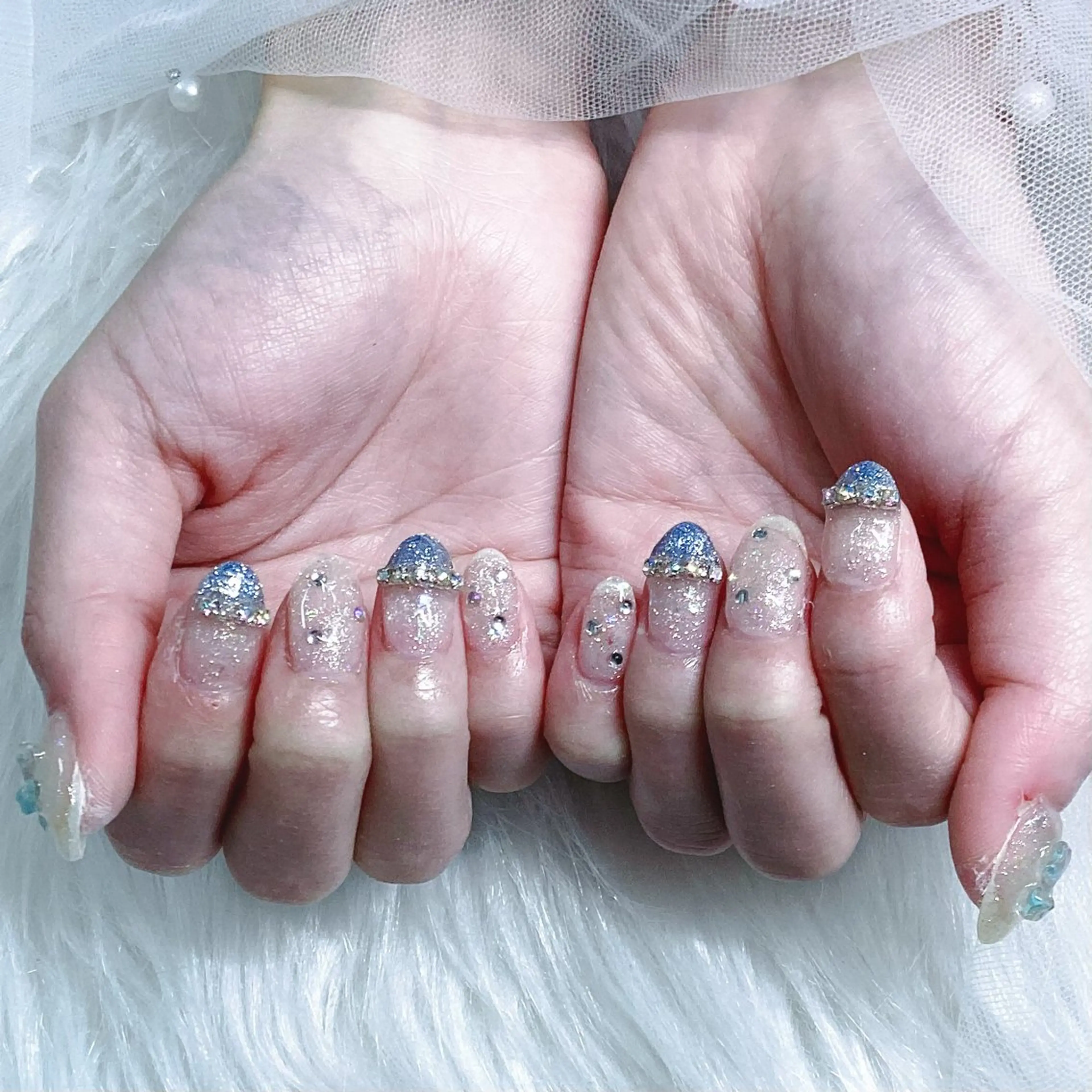 ネイル パーツ全部¥110 サロンミミのネイルデザイン