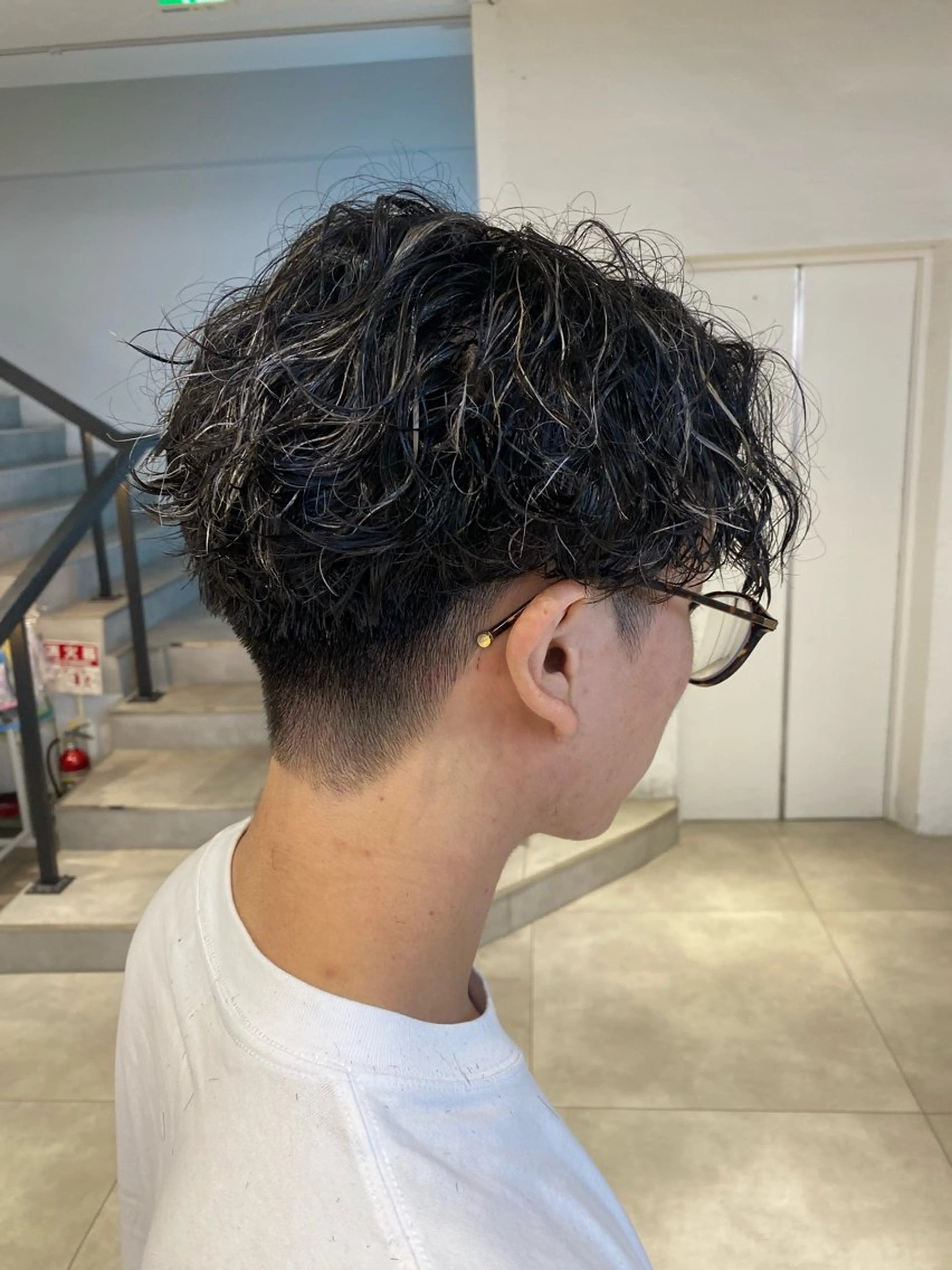 カラー パーマ メンズ 新宿【メンズパーマ】 塩澤太一のヘアスタイル