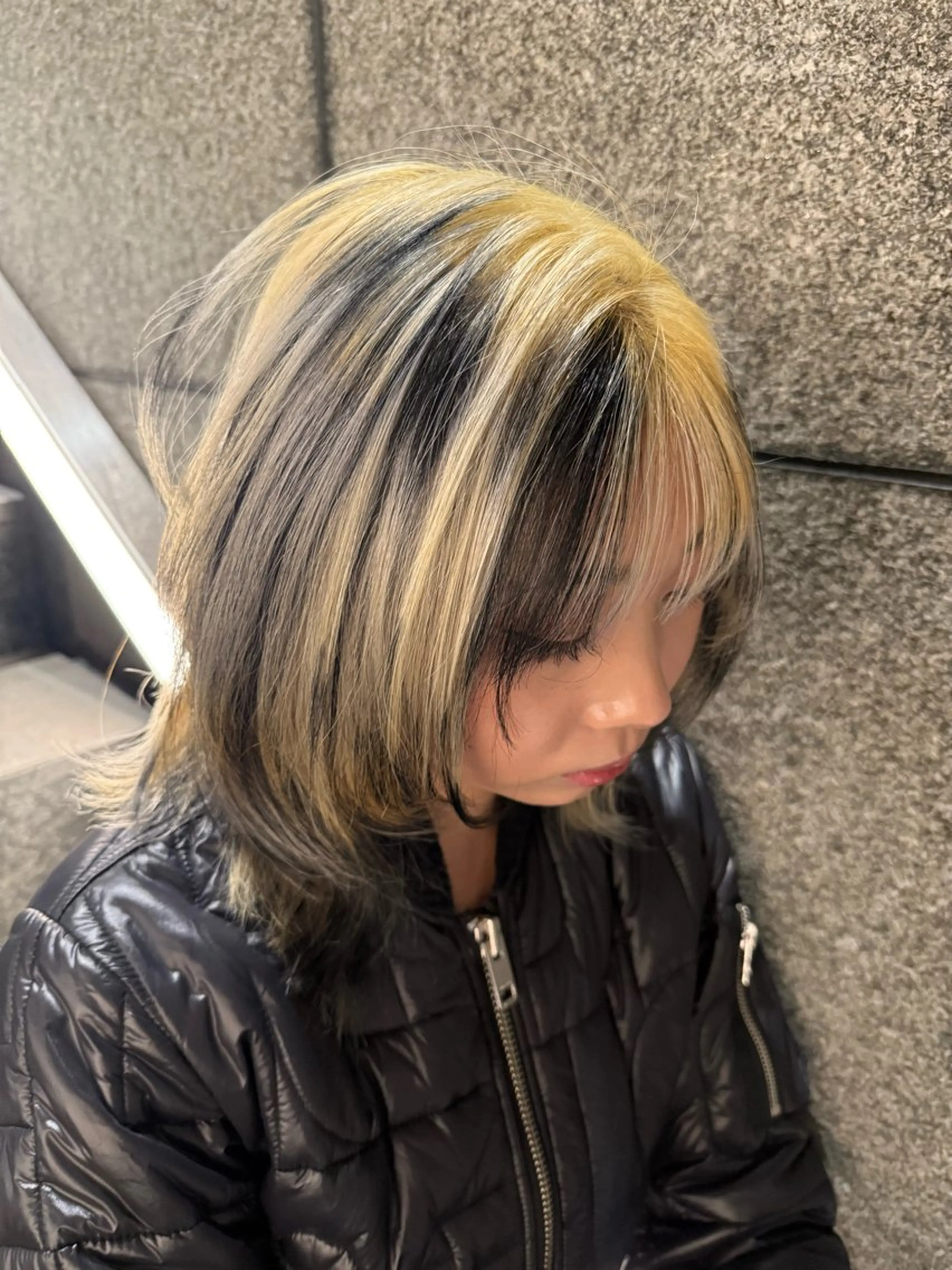 カラー デザインカラー ヘアカラー ニュアンス／フェザー sakuraのヘアスタイル