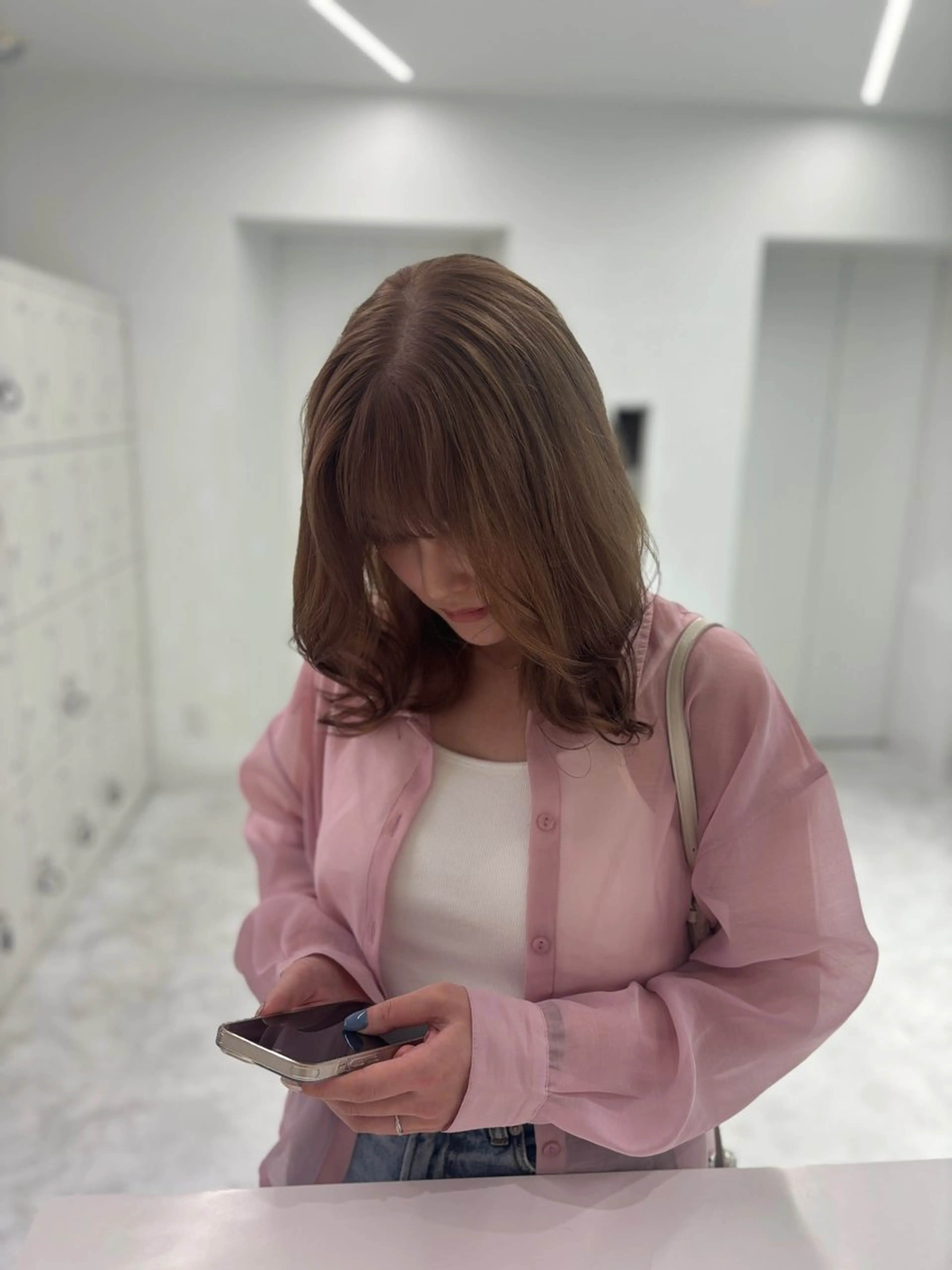 ロング カラー 💖ミルクティー💖 あかり💖のヘアスタイル