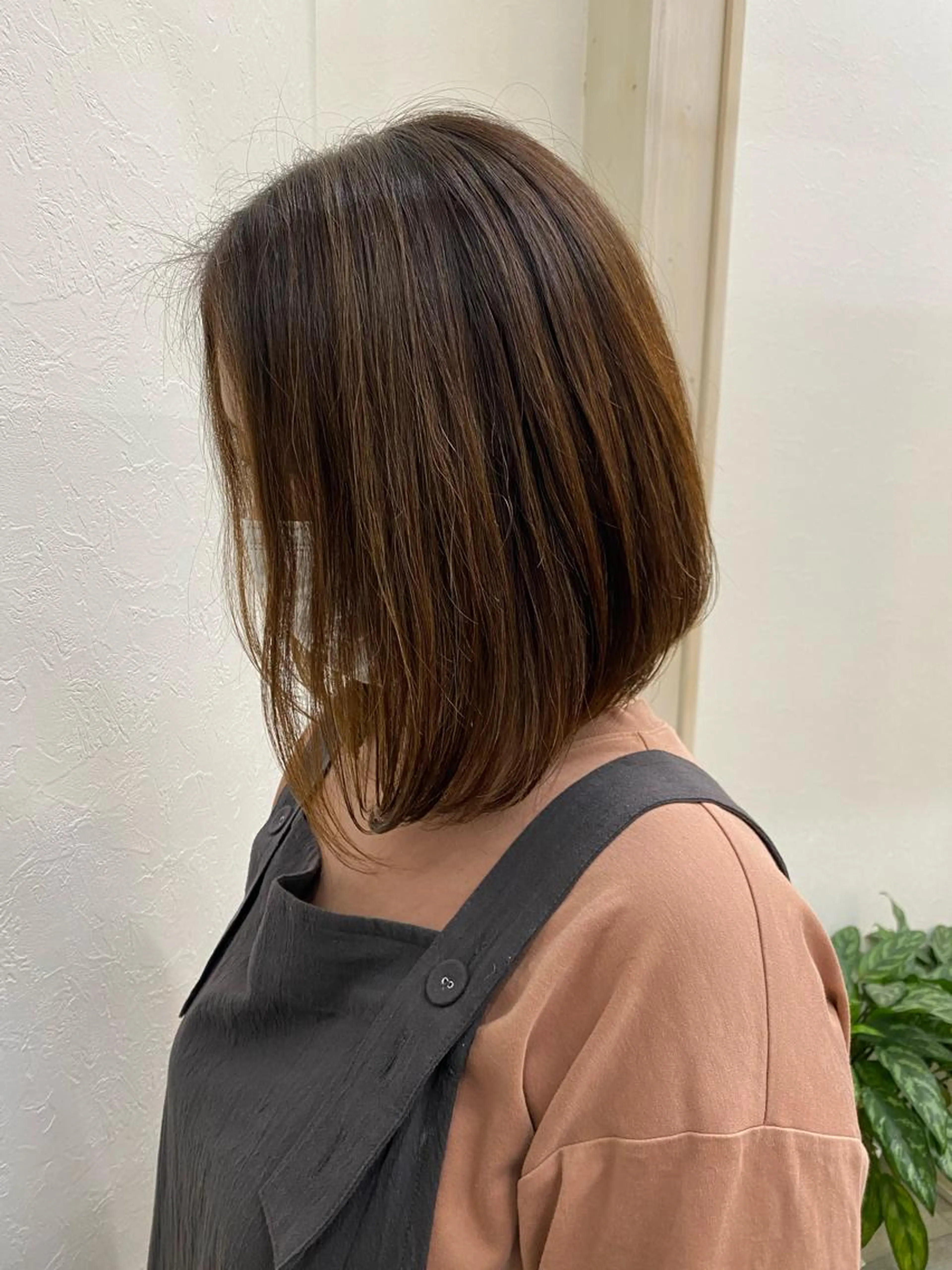 白髪ぼかしシークレットハイライト＋カラーの写真