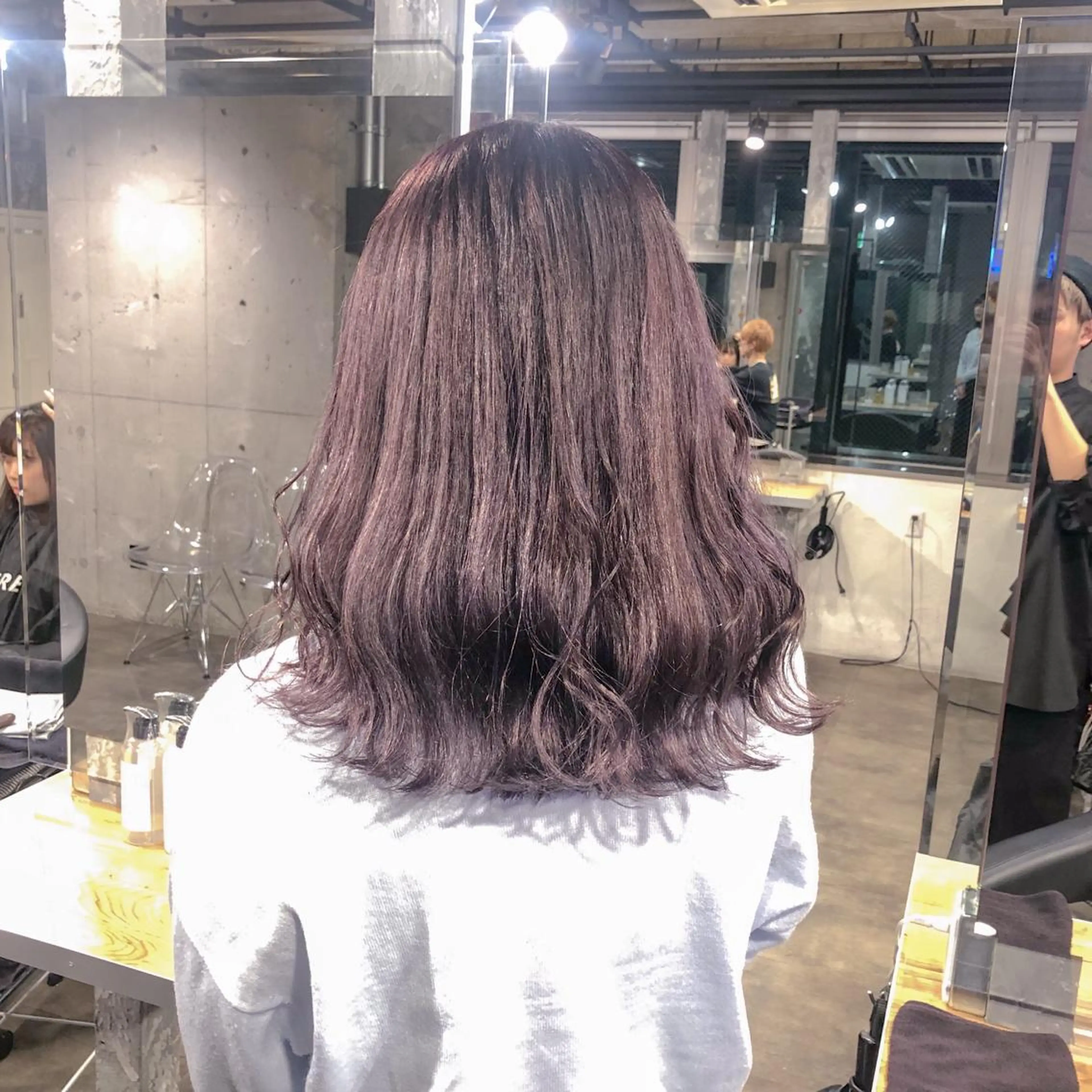 ミディアム カラー カット ヘアカラー 🔷似合わせのプロ KUMA🔷のヘアスタイル