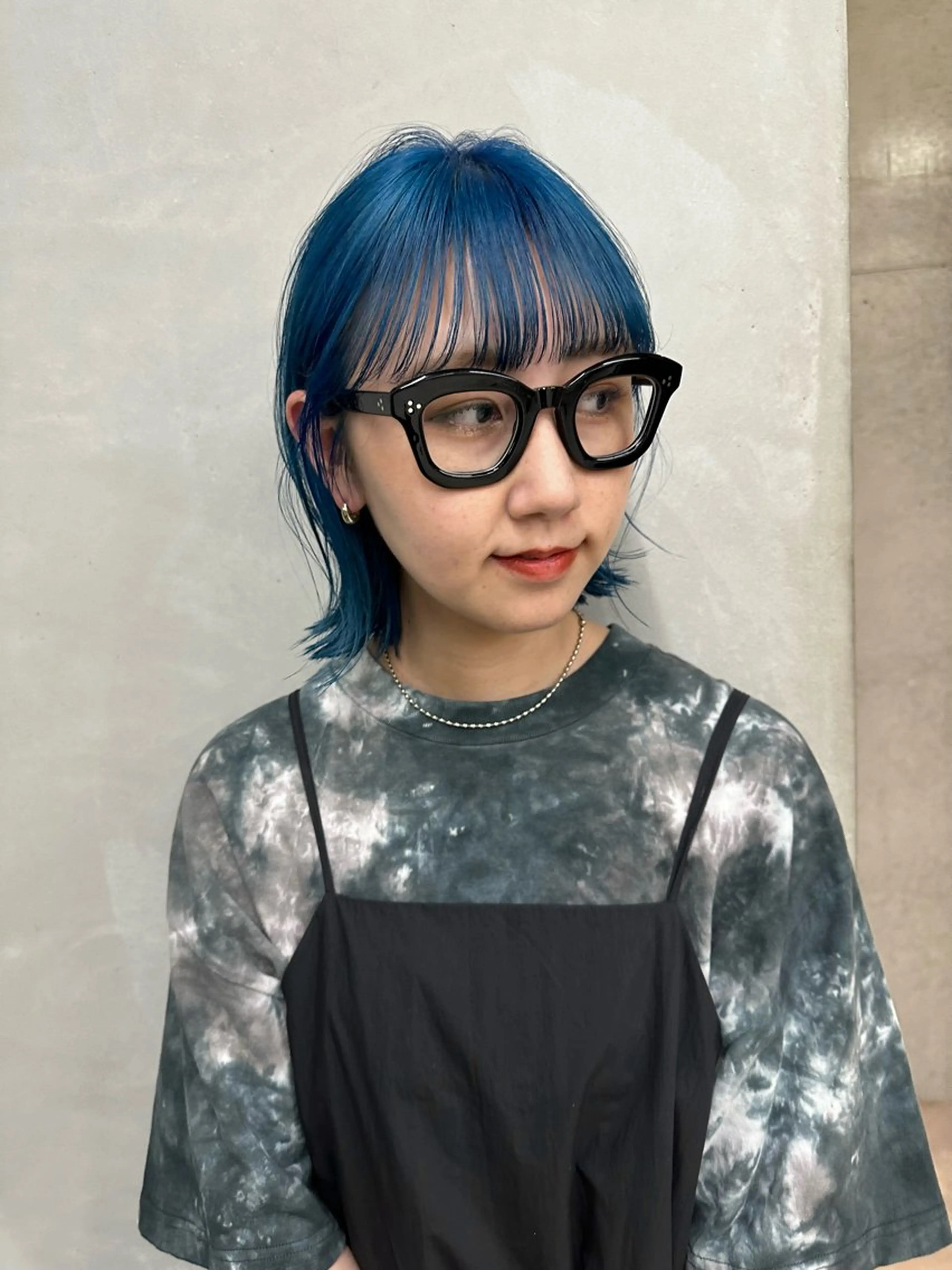 ミディアム カット ヘアカラー ボブ/似合わせカット /ニュアンスカラーのヘアスタイル