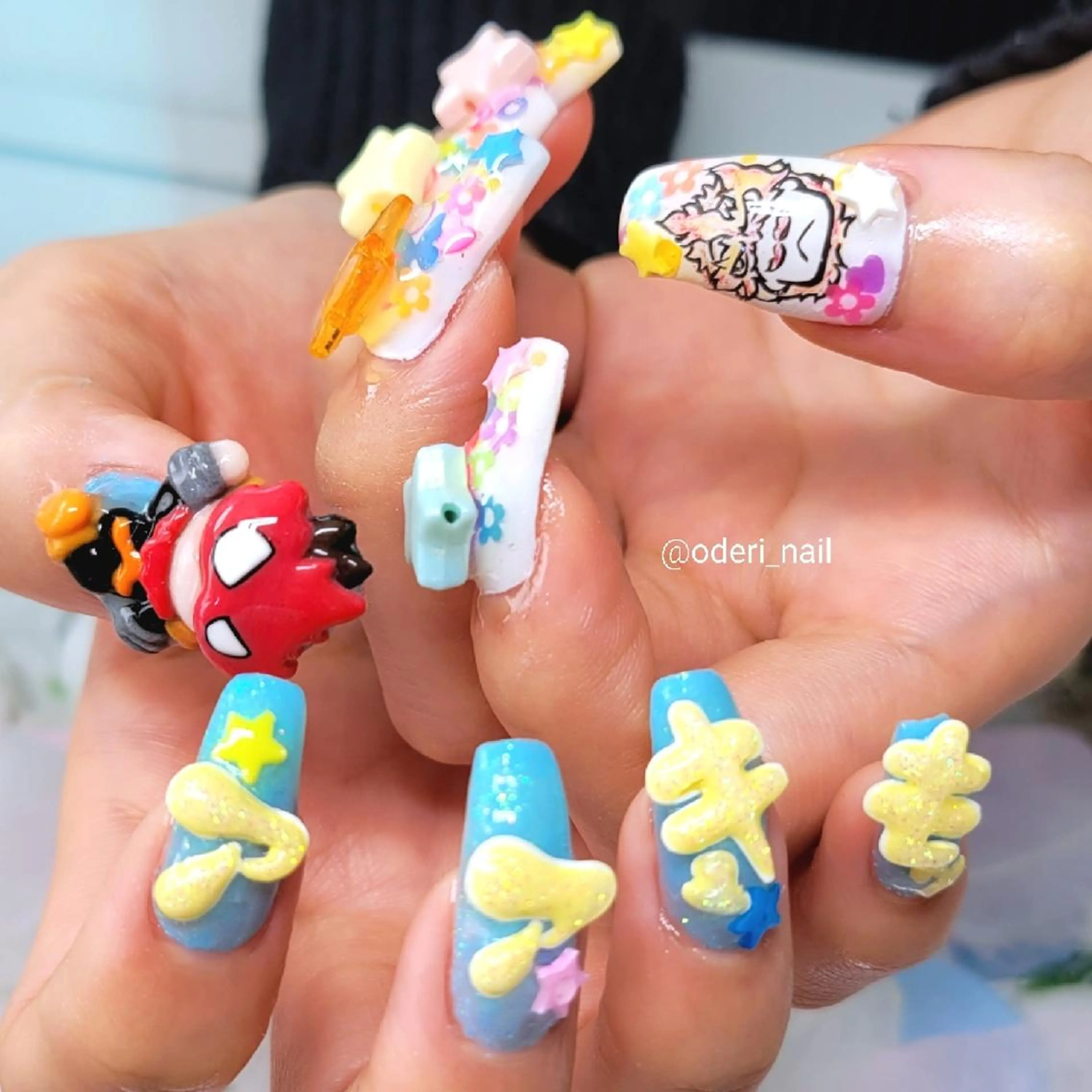 ネイル アートネイル ジェルネイル おで@ oderi_nailのネイルデザイン