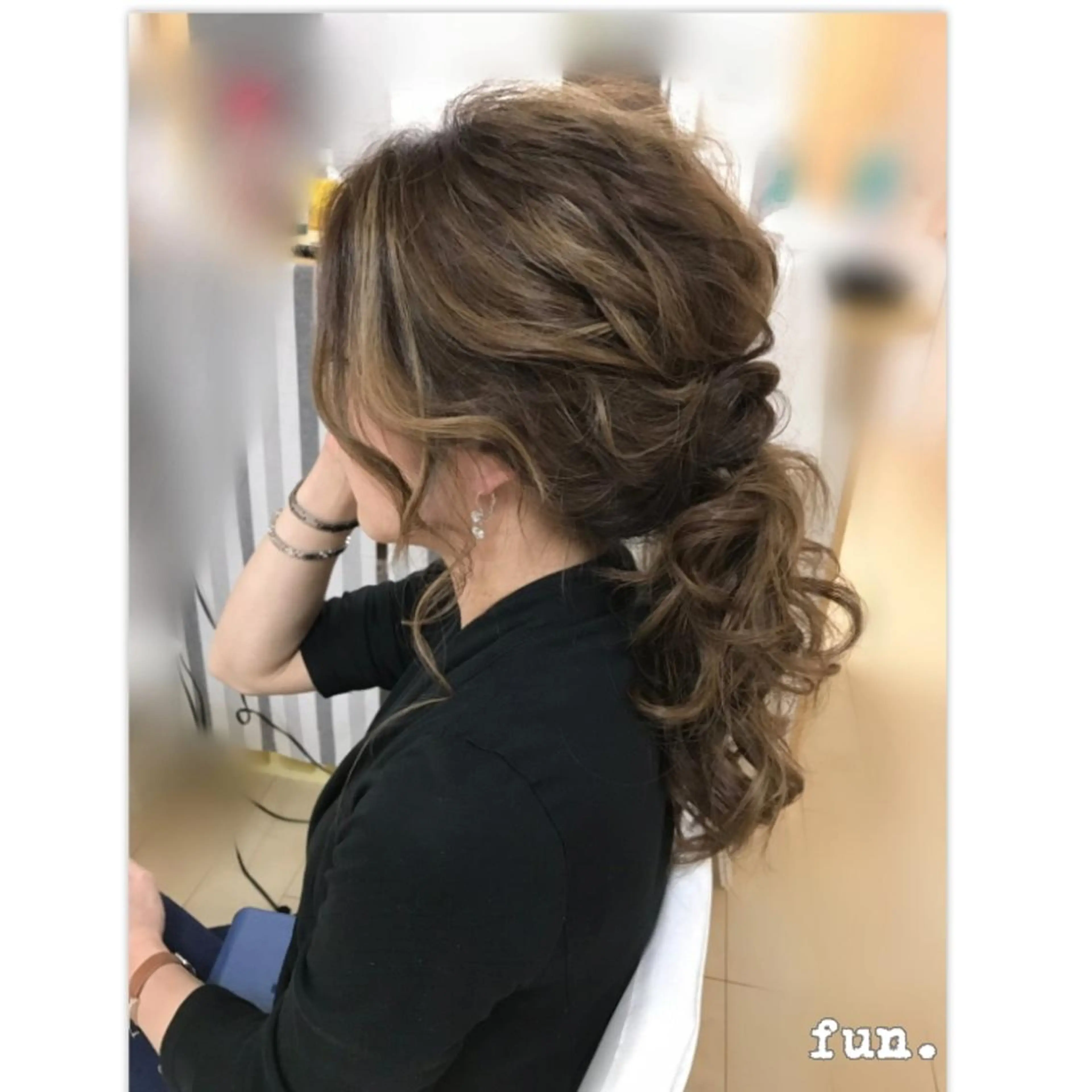 セミロング ヘアアレンジ fun./ヘアセット /エクステ/着付のその他イメージ