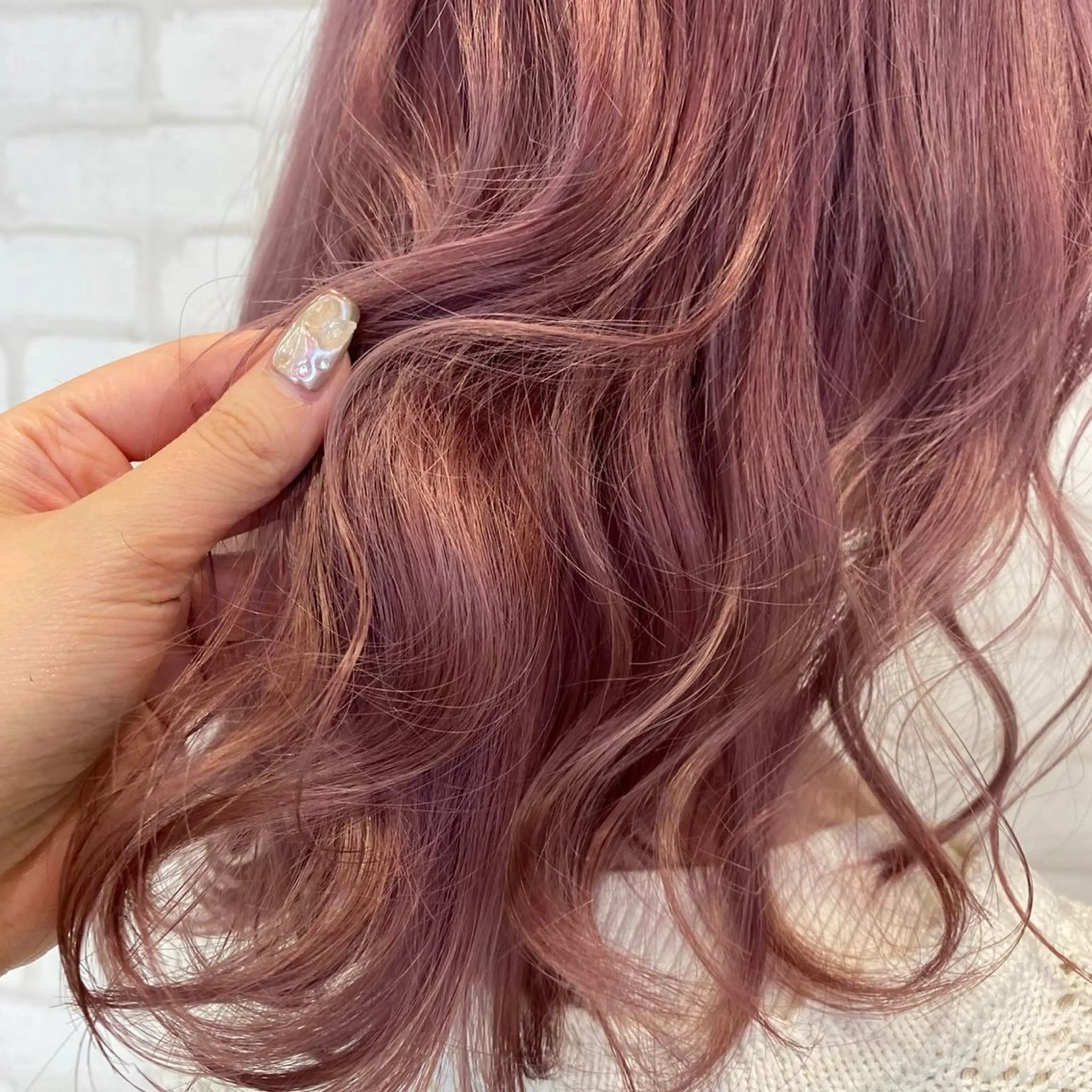 セミロング カラー vis lien　川口店所属・土屋 咲希のヘアスタイル