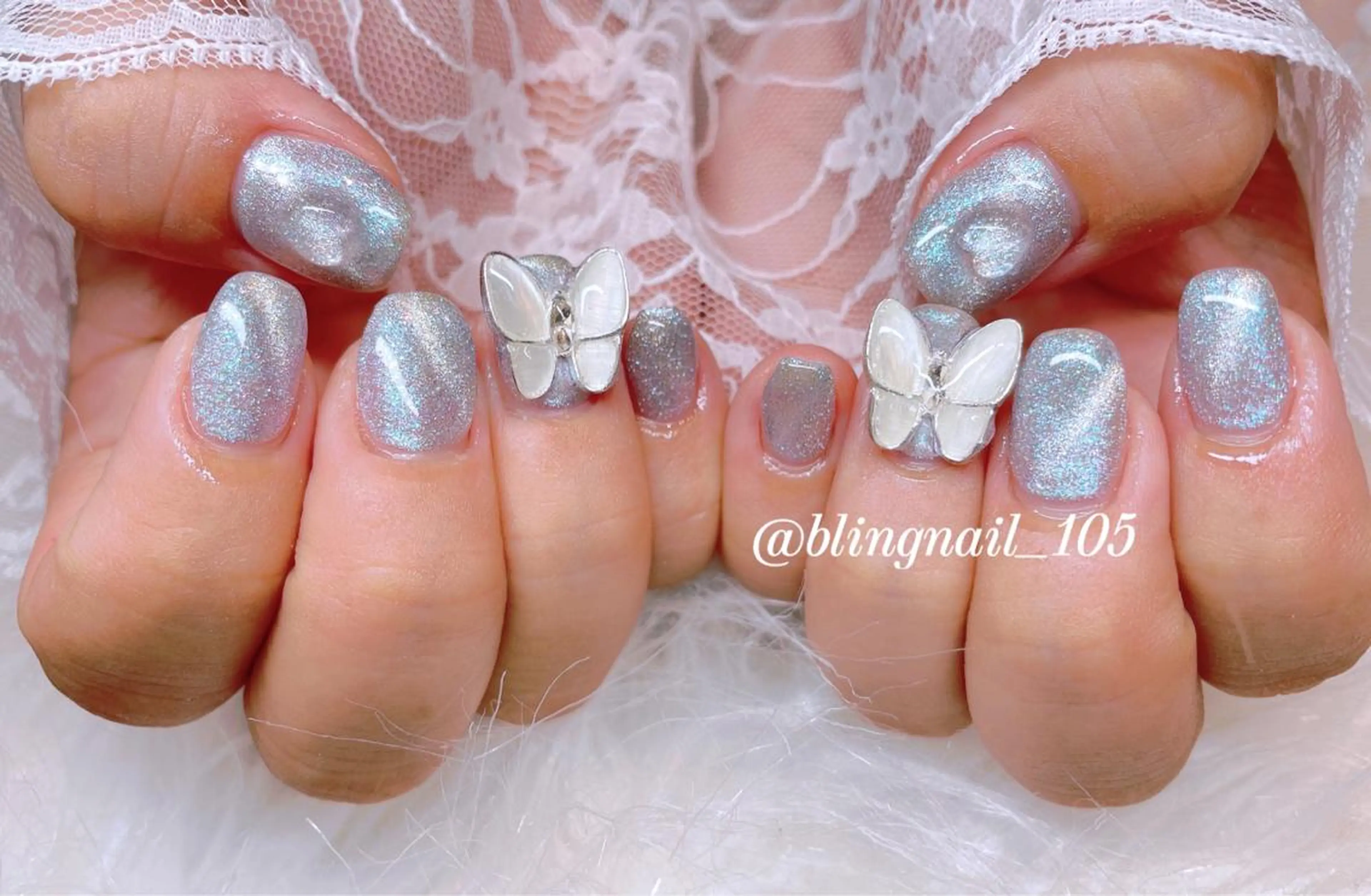 ネイル 23時まで❤︎韓国、 ワンホンネイルのネイルデザイン