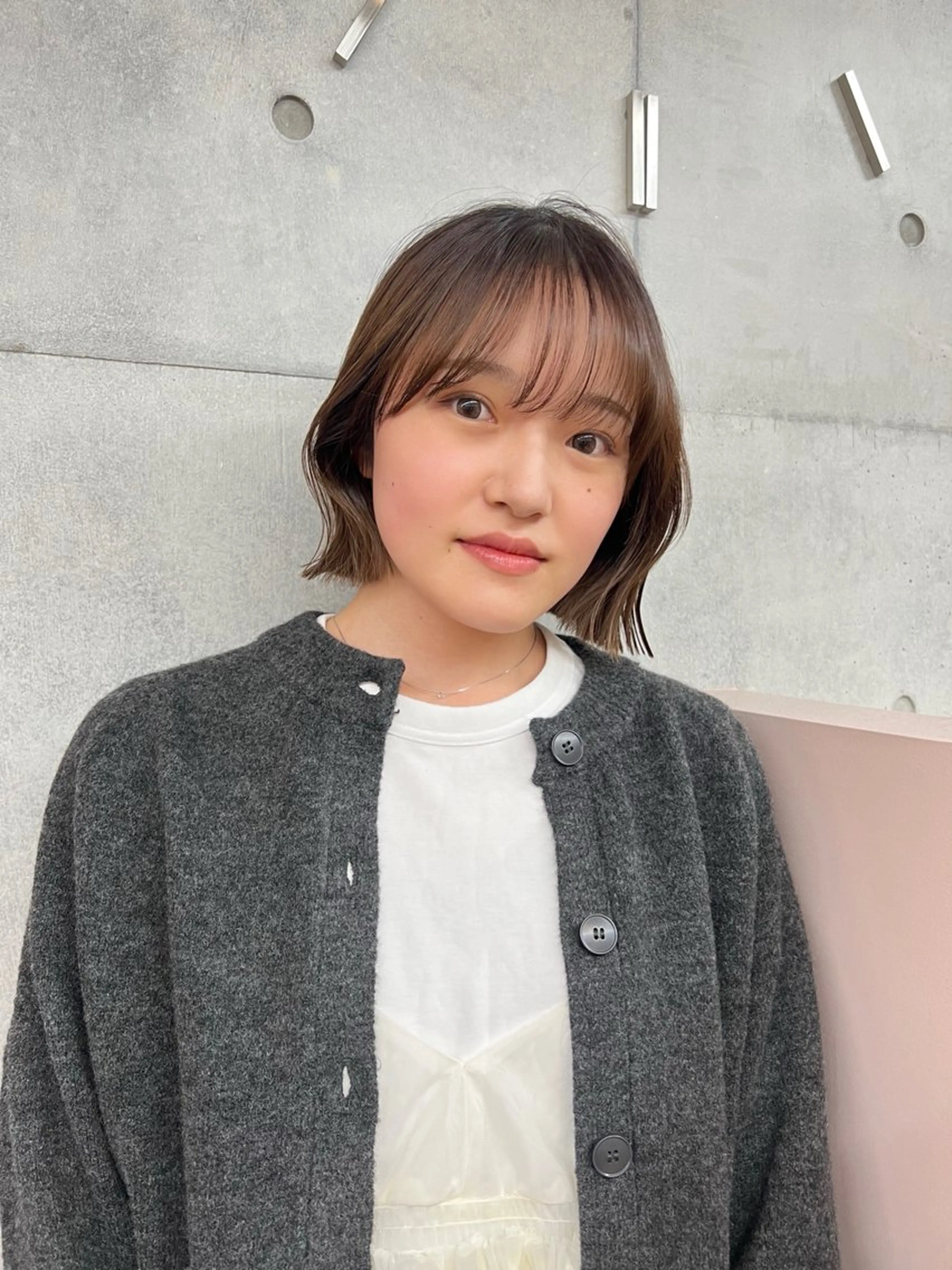 ショート ボブ カコ/レイヤーカット ヘアアレンジのヘアスタイル