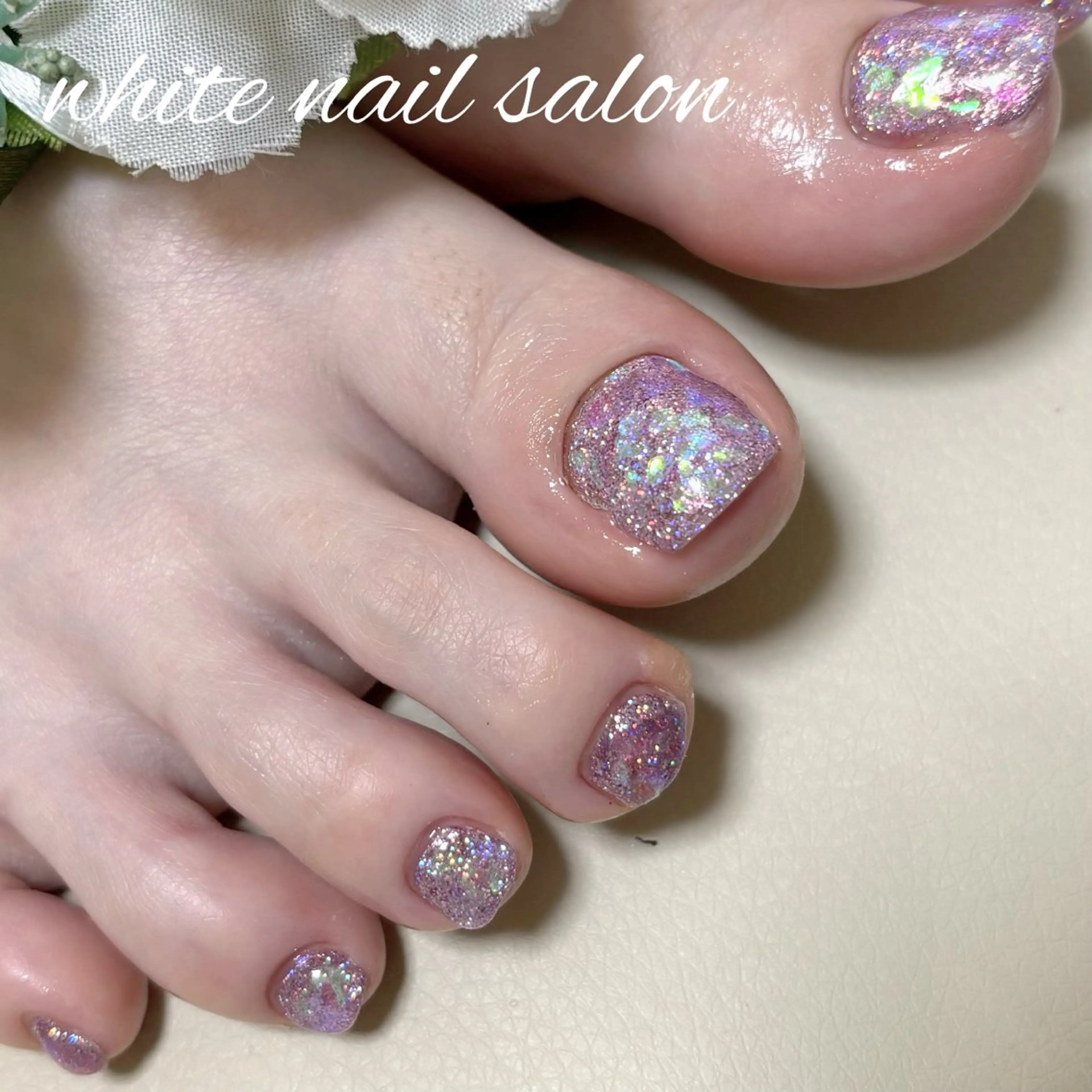 ネイル フットネイル white nail salonのネイルデザイン