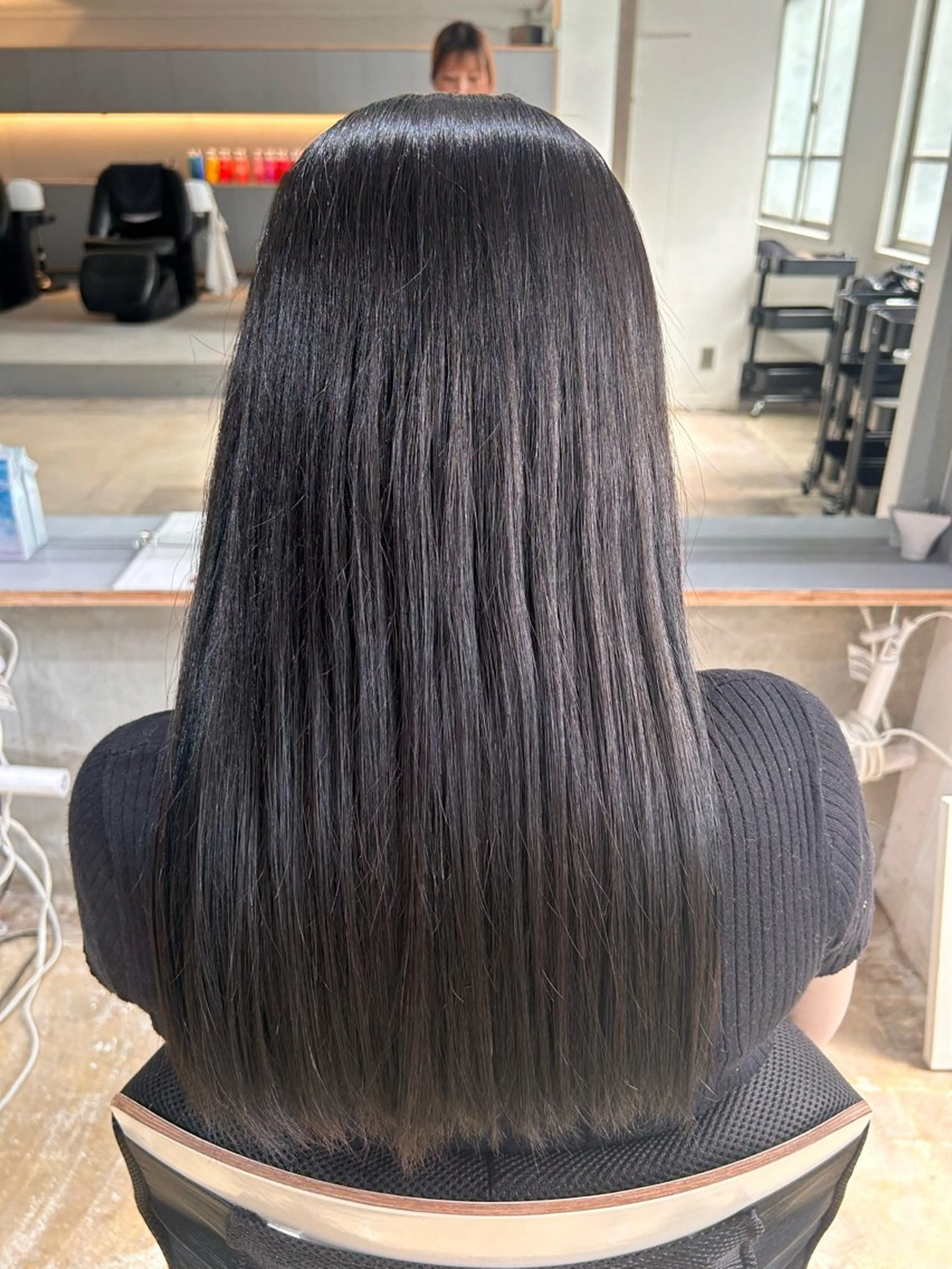 ロング 玉置 七海のヘアスタイル