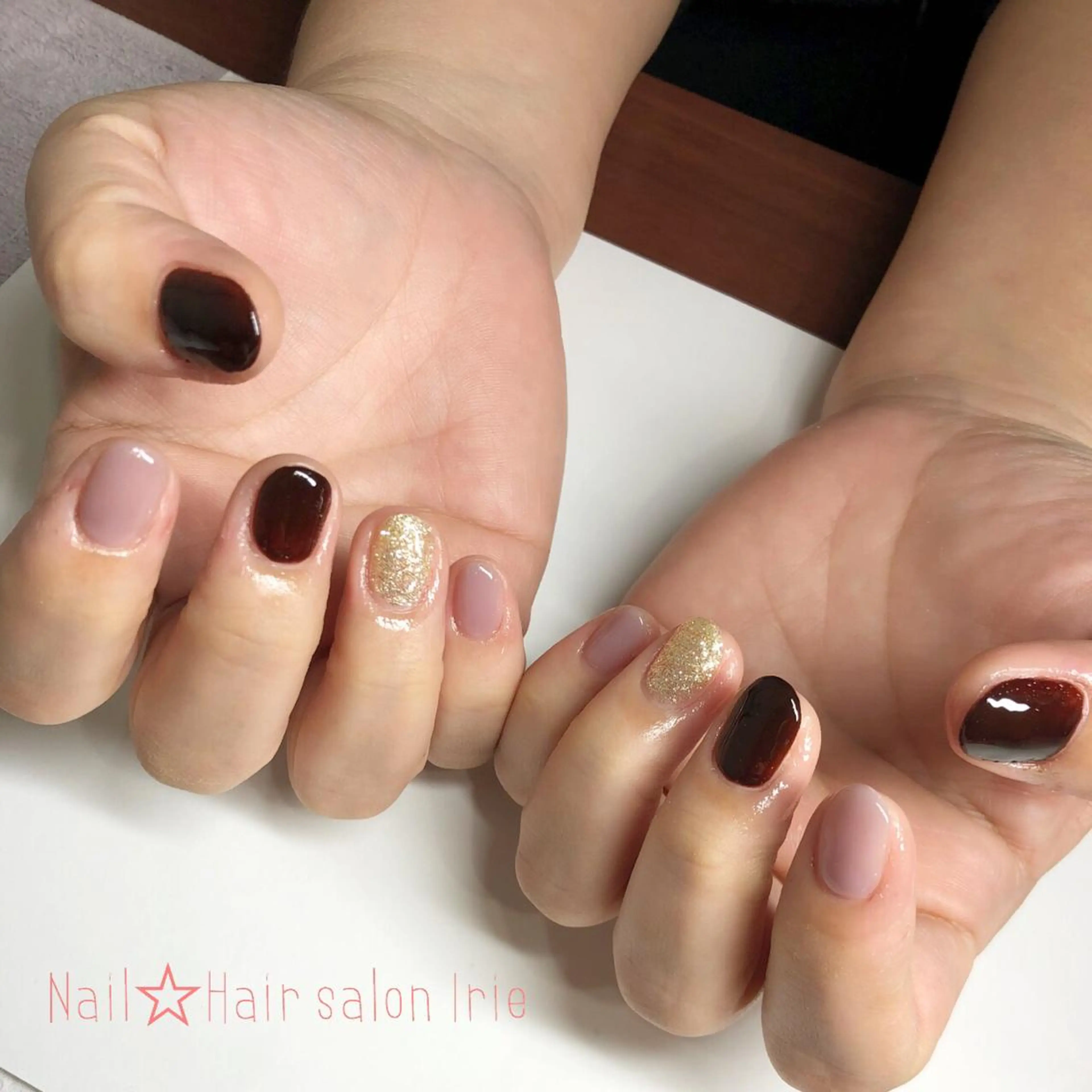 ネイル ハンドネイル ハンドケア Hair salon Irie所属・與儀 知佳のネイルデザイン