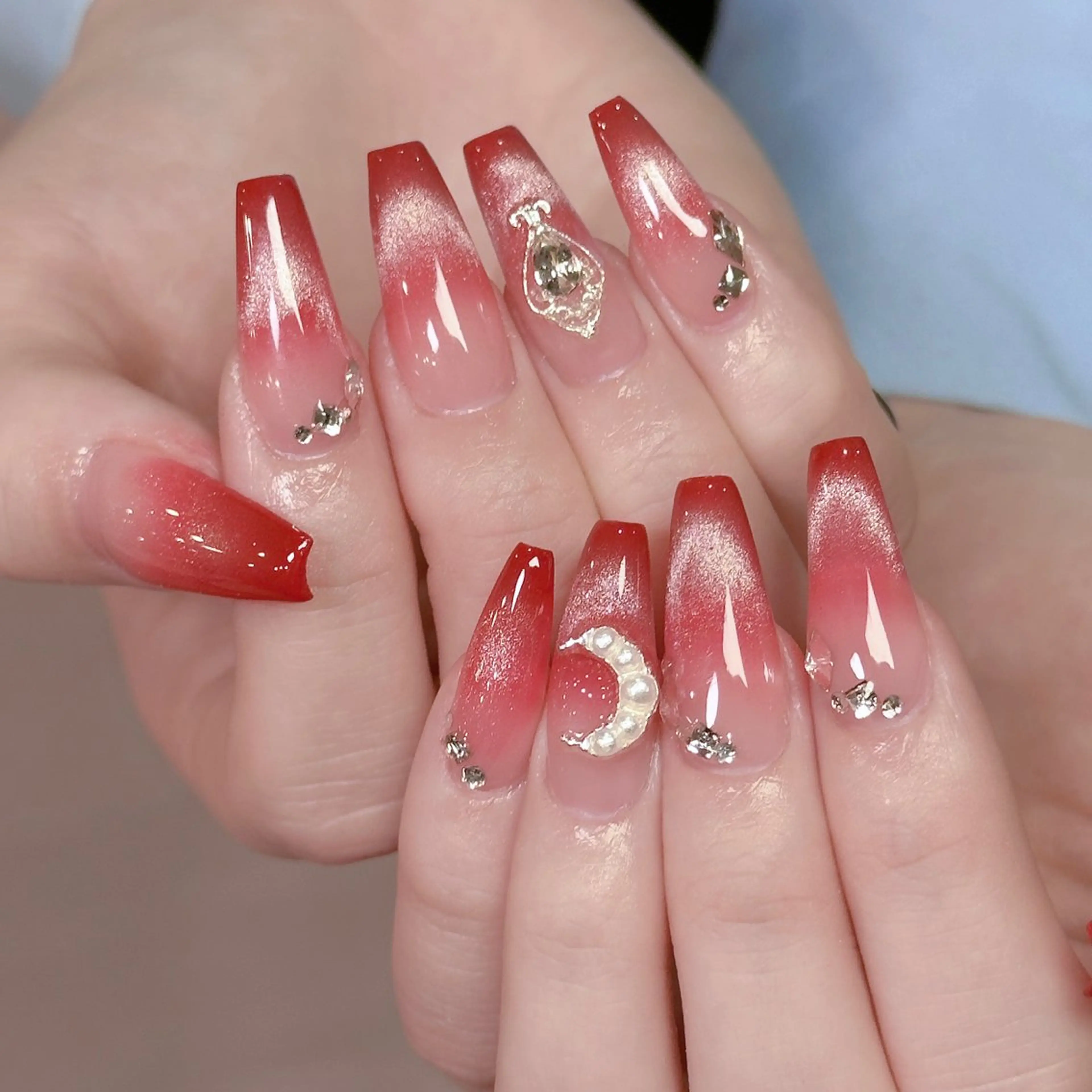 ネイル ハンドネイル Dark honey スカルプ専門原宿店のネイルデザイン