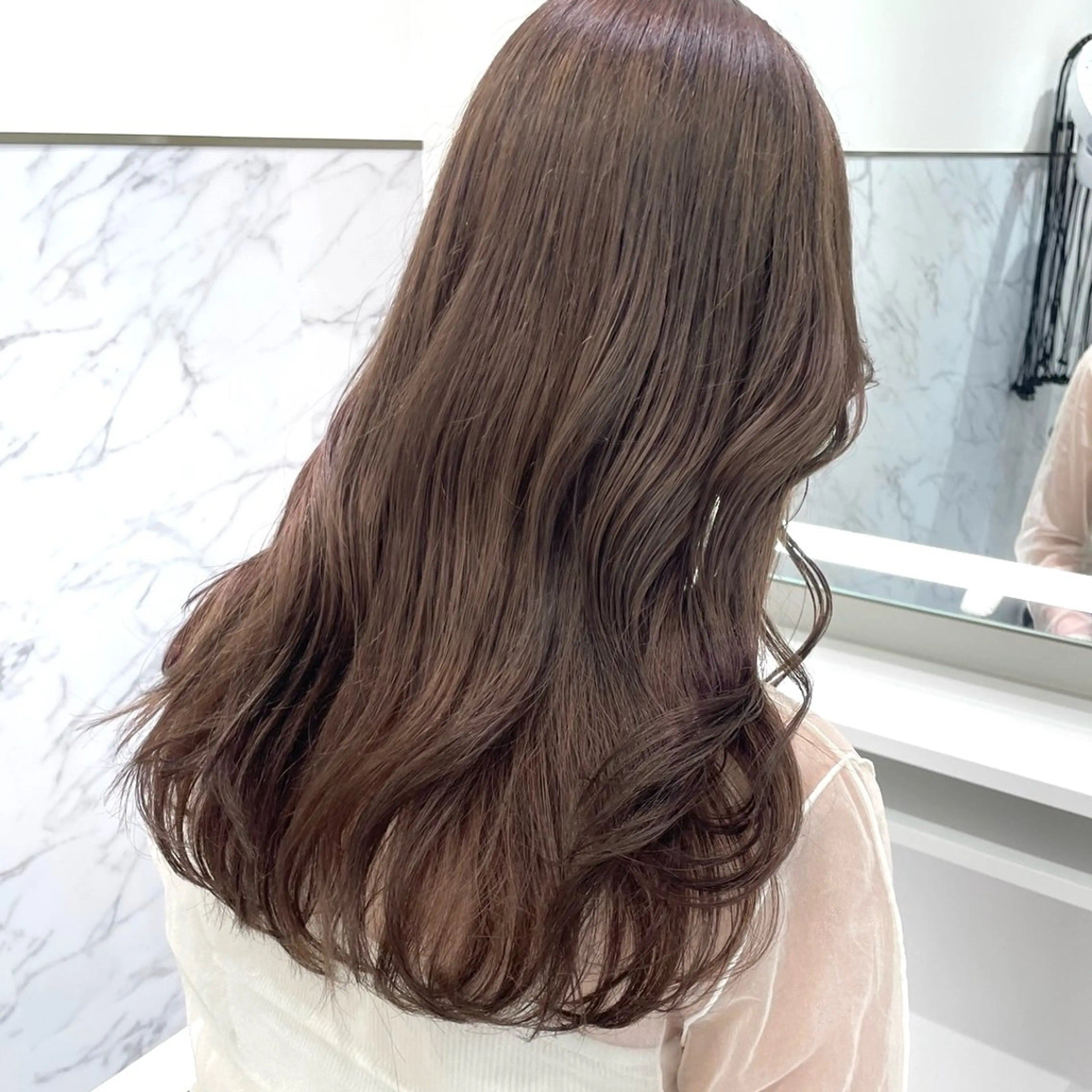 ロング カラー ParveMix 🪽鳥取彩花のヘアスタイル