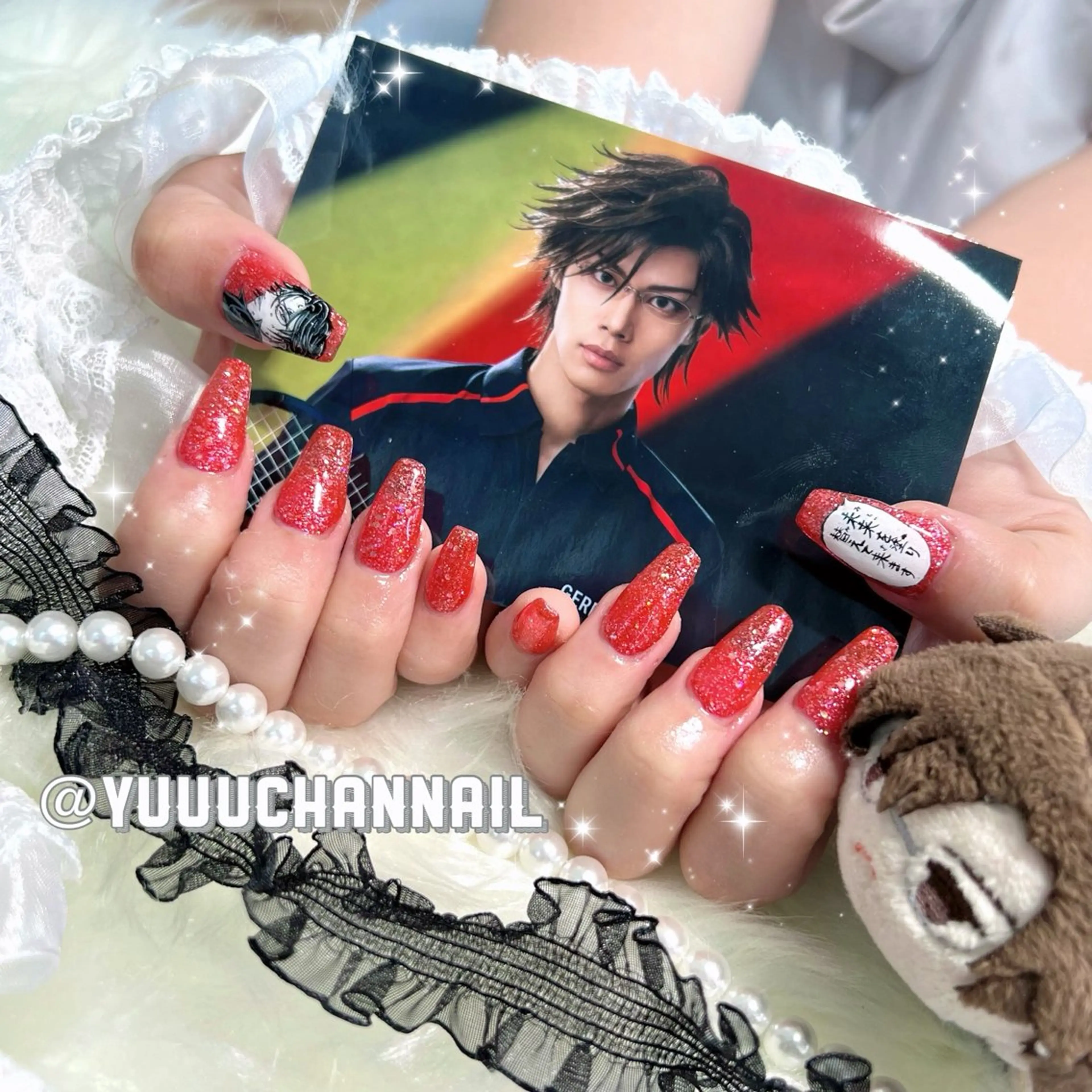 ネイル 痛ネイル🩷渋谷 🧸Yunaのネイルデザイン