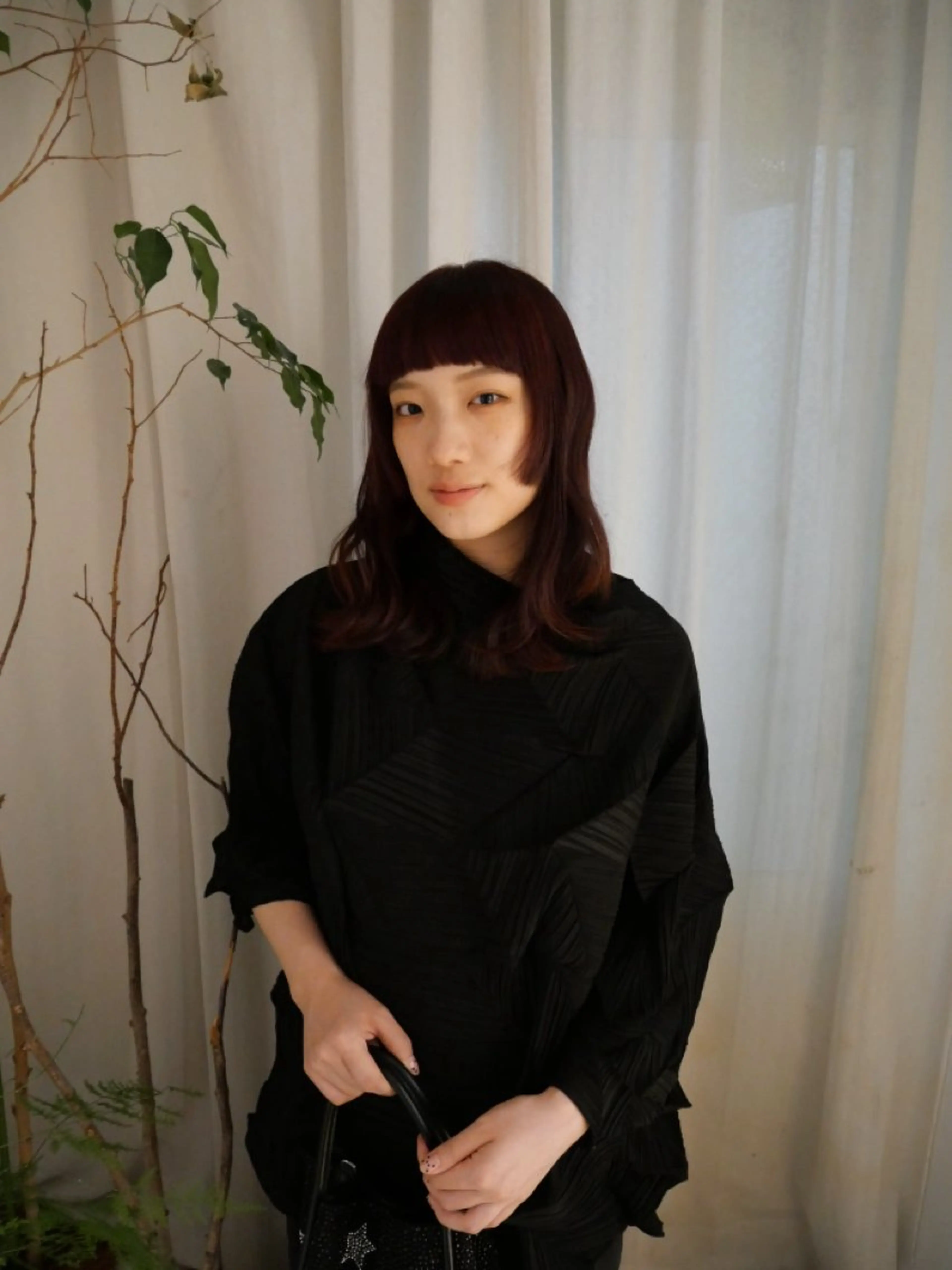 ミディアム カットモデル FILMSりくのヘアスタイル