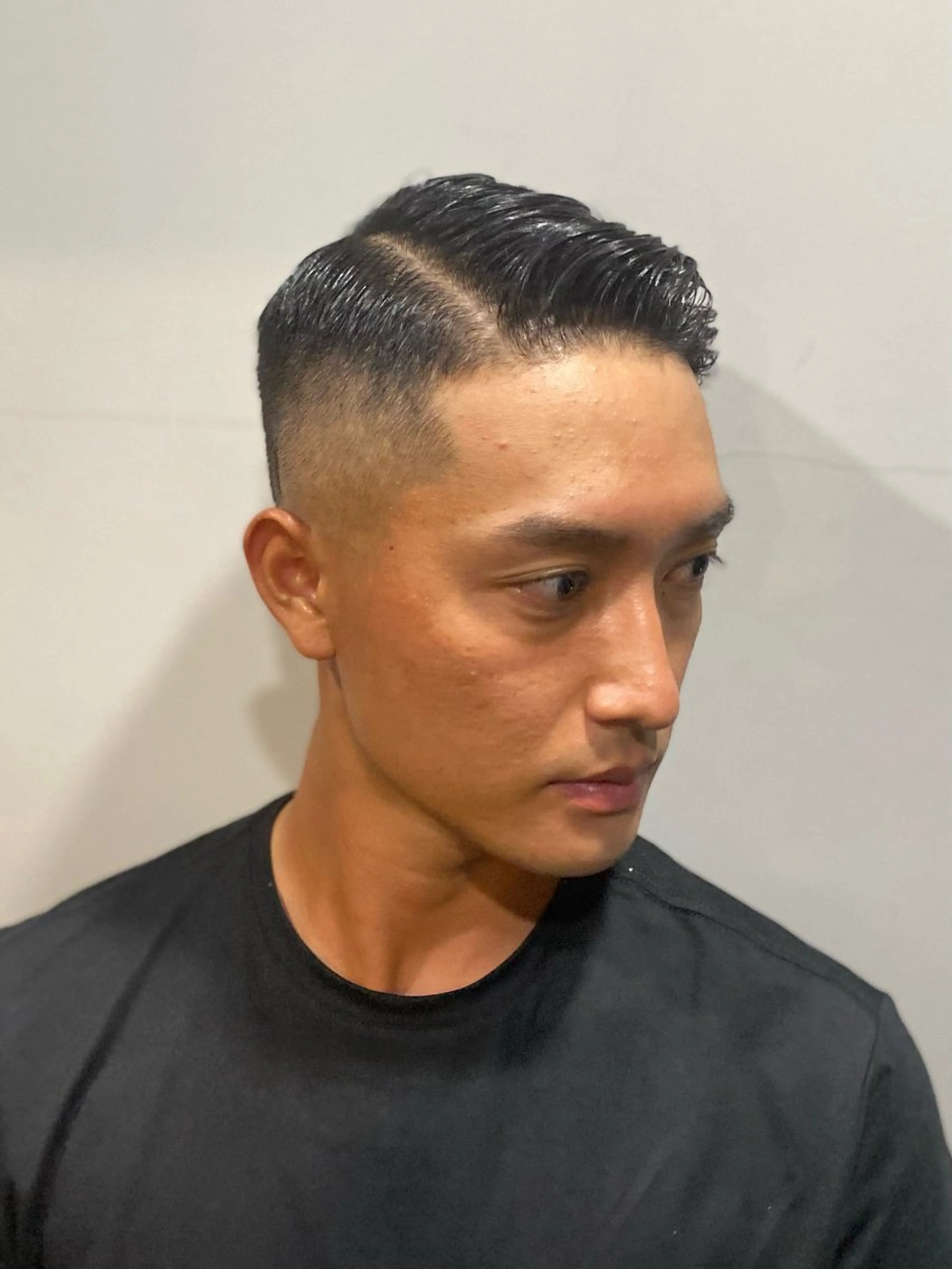 ショート BEYOND THE BARBER所属・阿賀 佑季のヘアスタイル