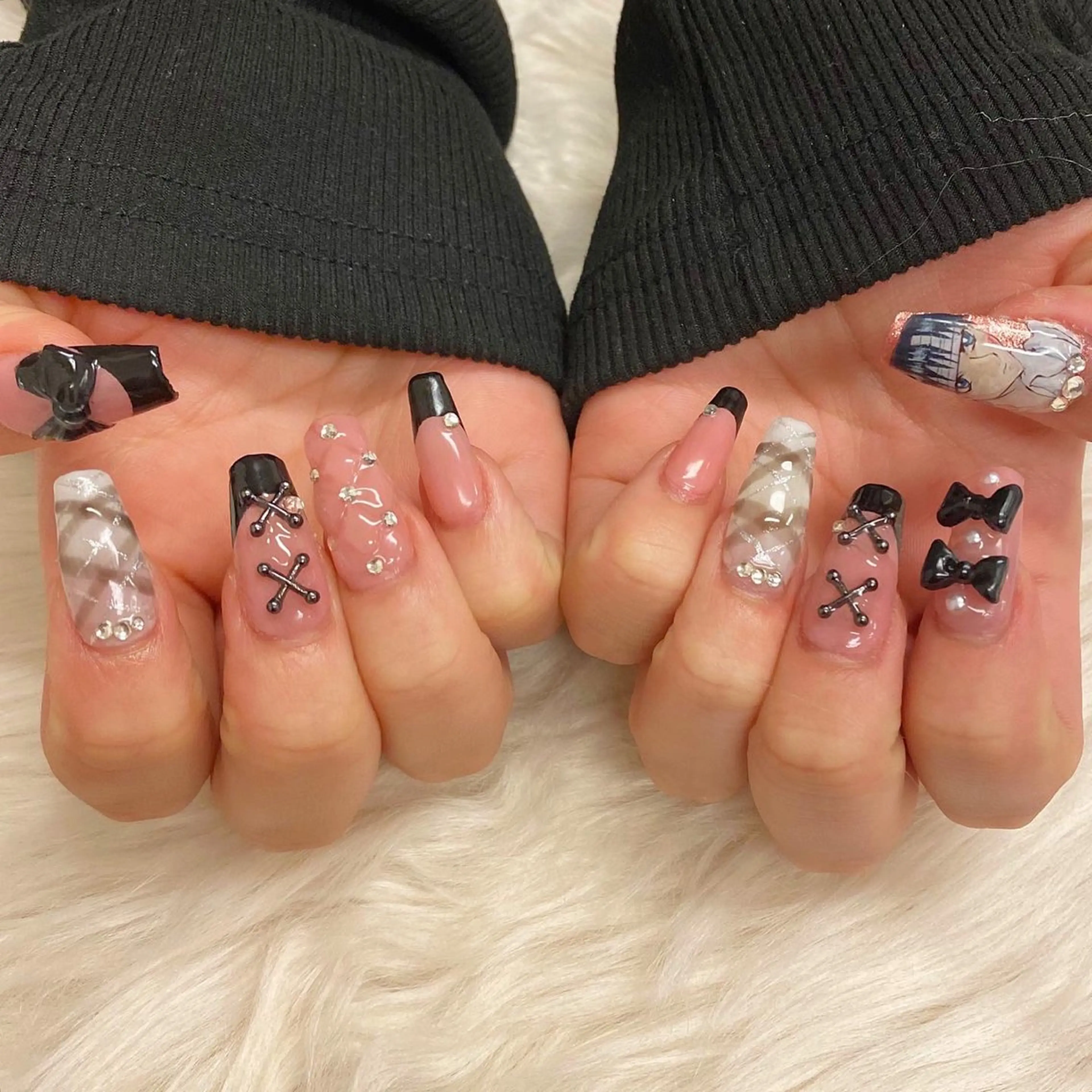 ネイル メンズネイル ワンホンネイル studio tam 髙橋彩夏のネイルデザイン