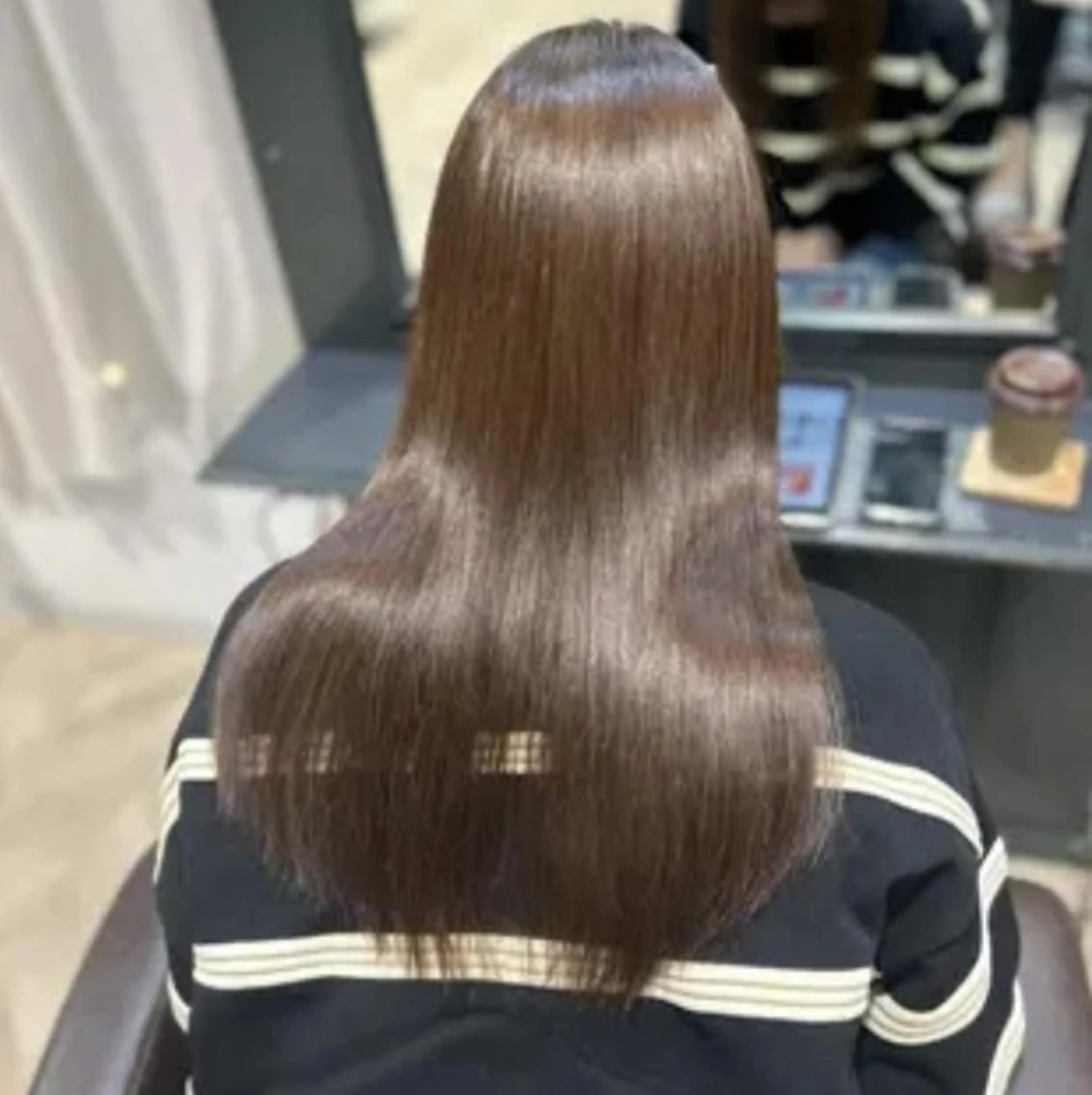 ロング リラク ゆい 縮毛矯正/髪質改善のヘアスタイル