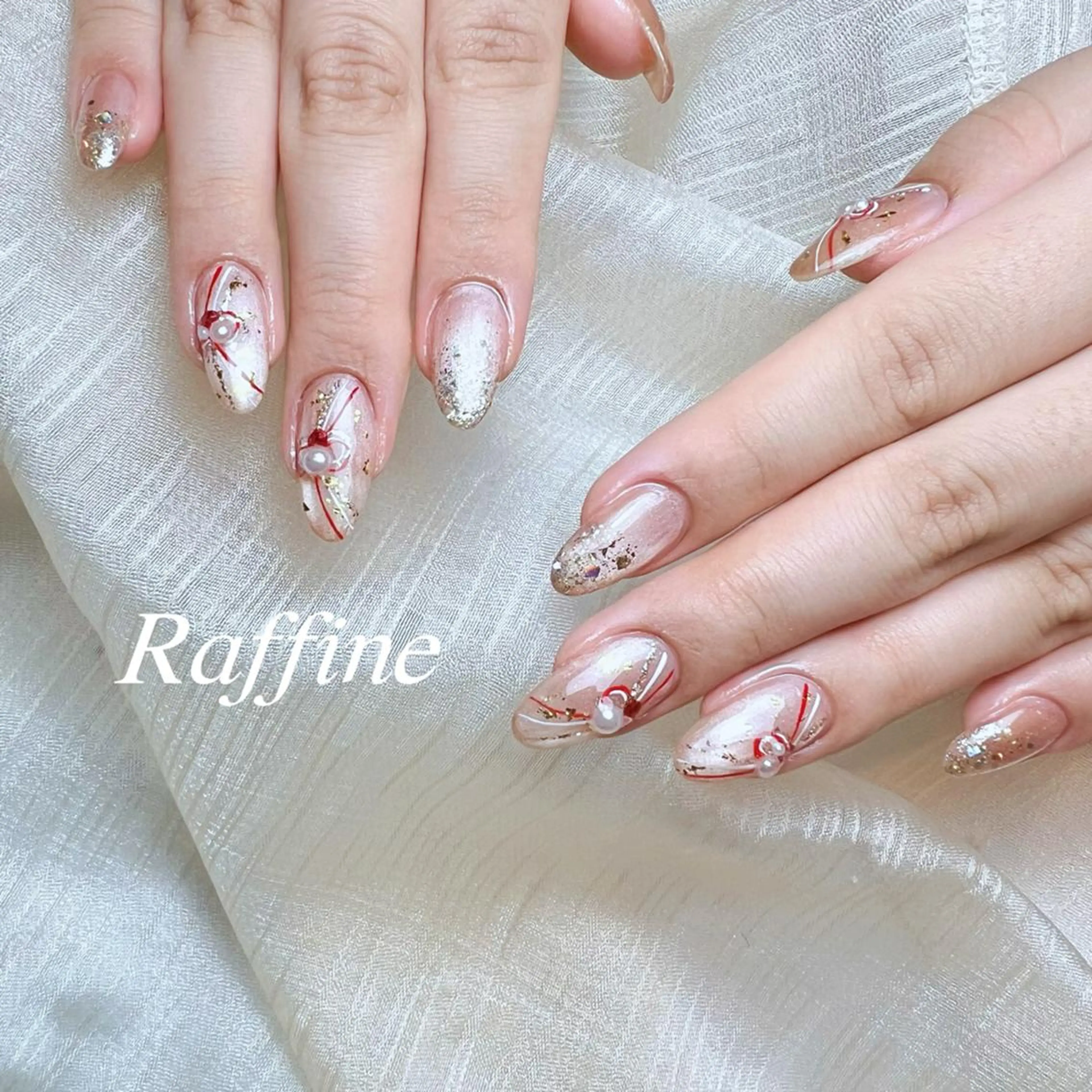 ネイル RAFFINE haru🦋🩵のネイルデザイン