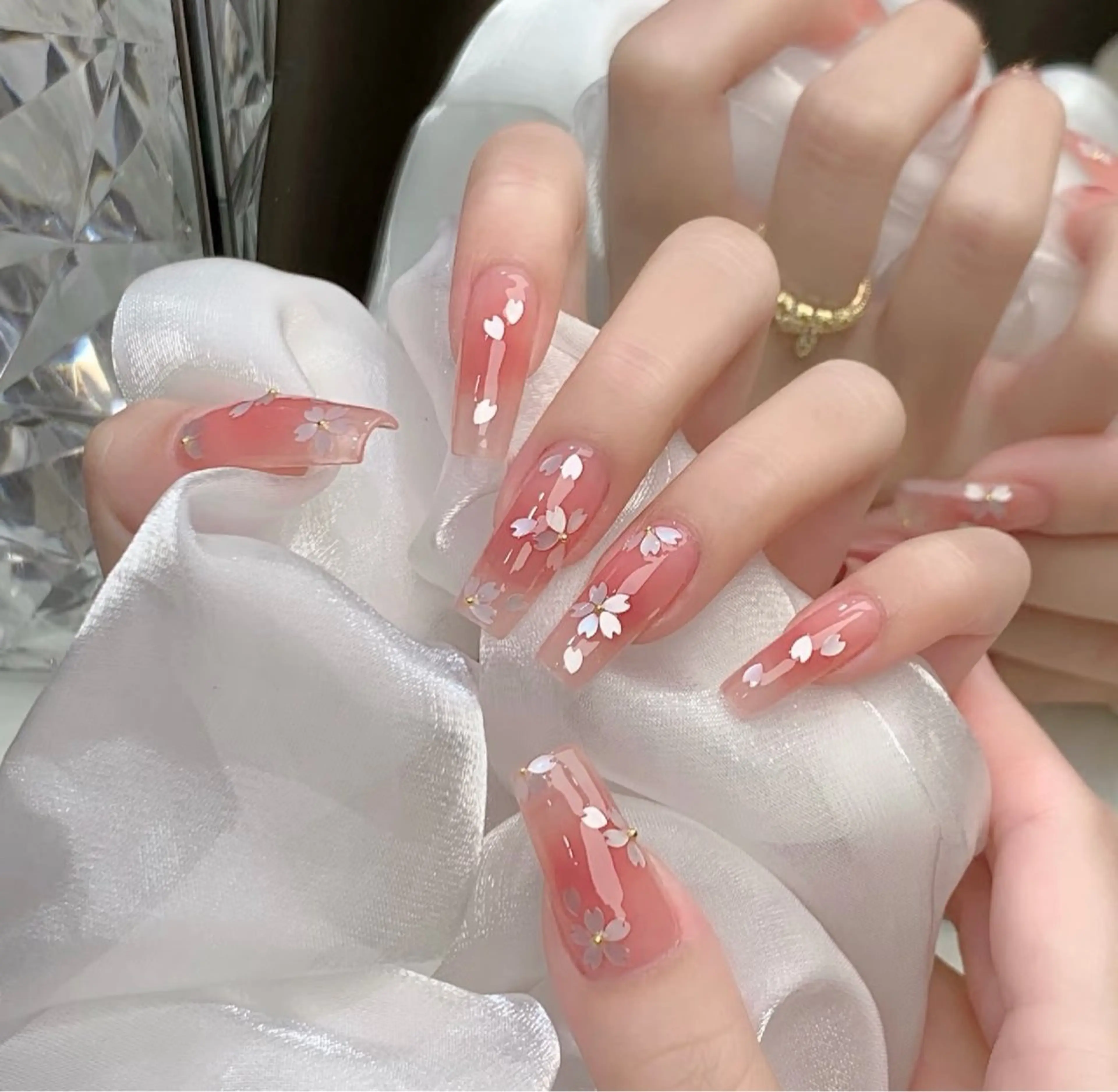 ネイル 持ち込み 春ネイル ネイルチップ U.MI Nail Salonのネイルデザイン