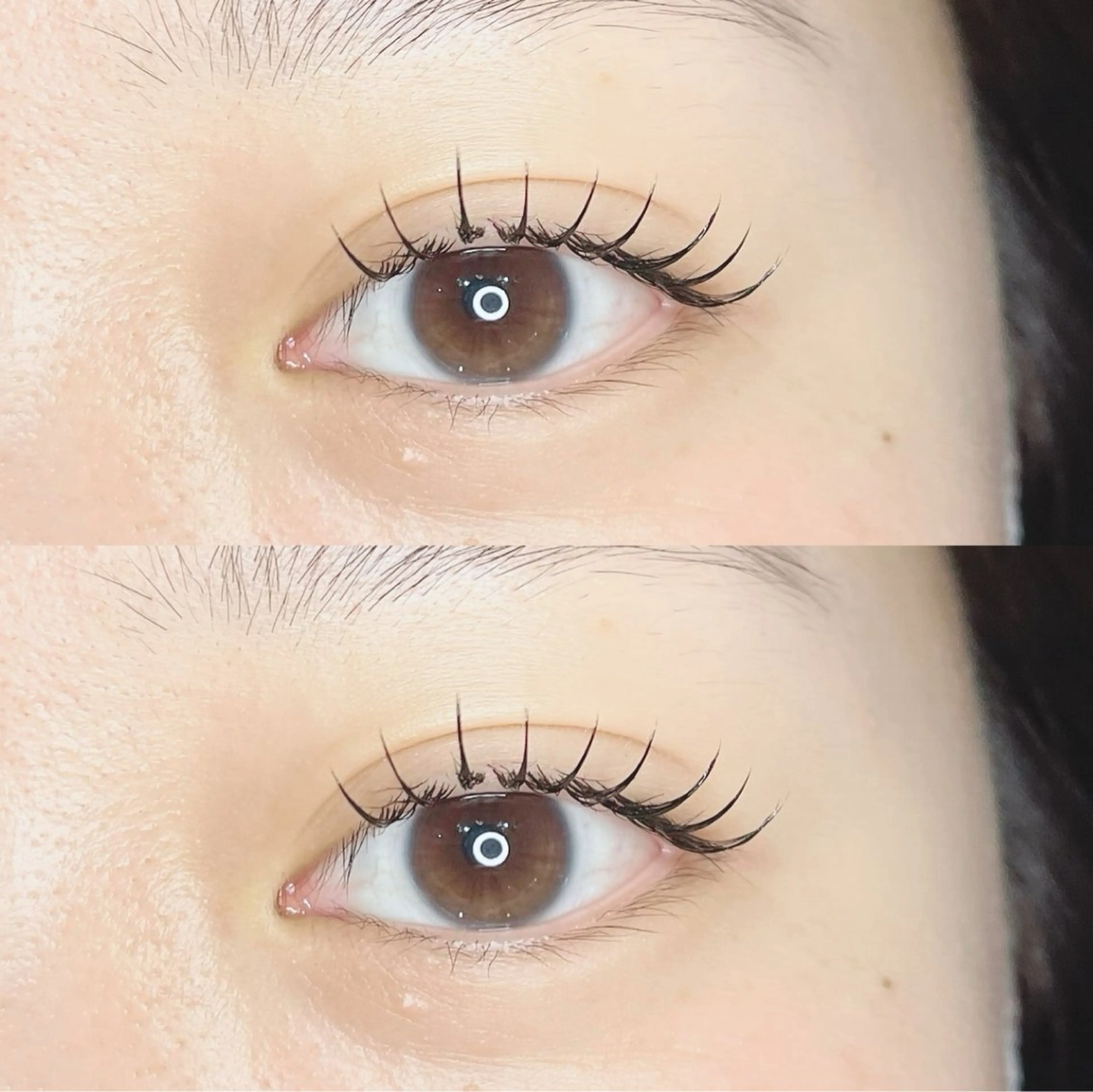 マツエク・マツパ フラットラッシュ 堀内 優衣💗パリジェンヌのマツエク・マツパデザイン