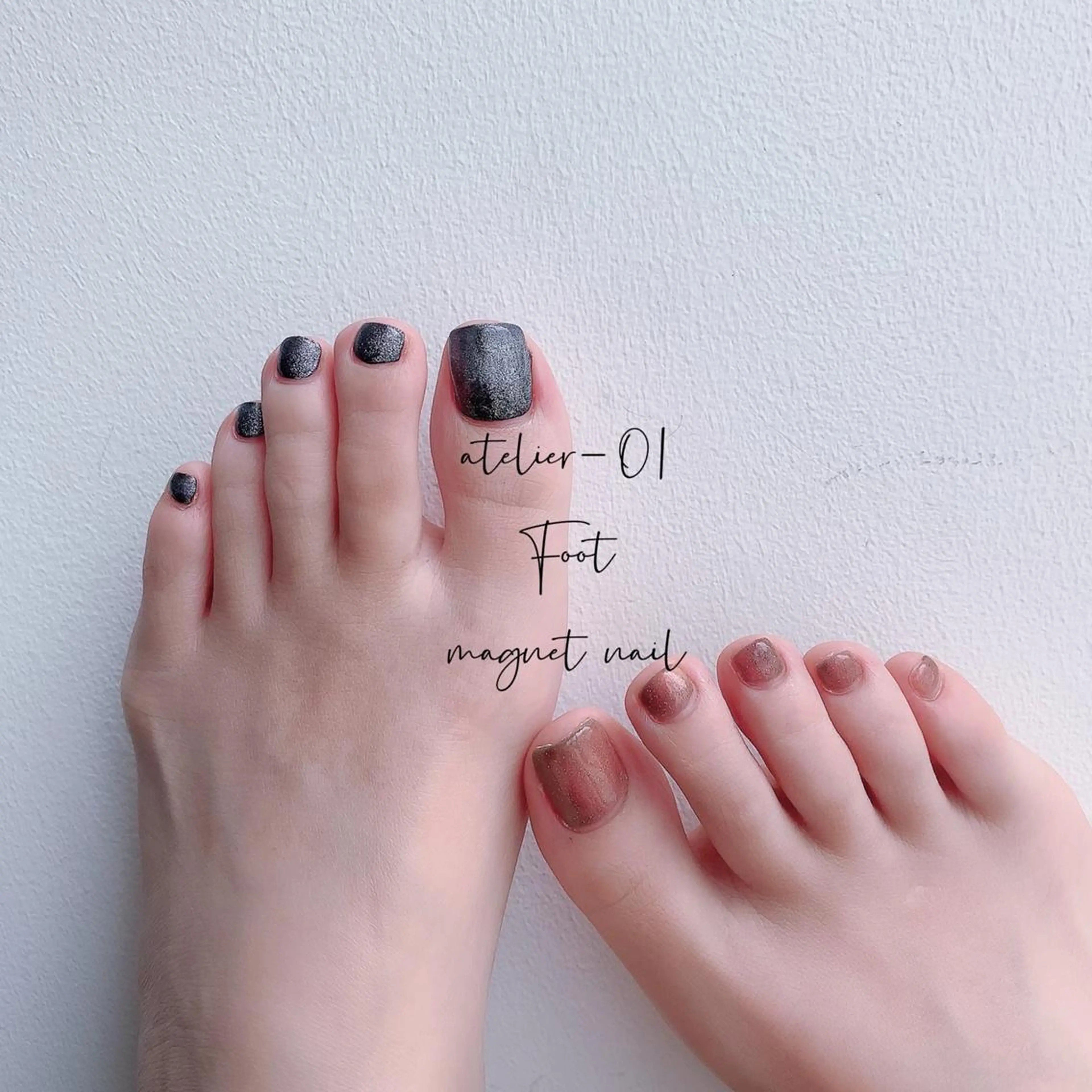 💎フットネイルオフありワンカラー🦶¥3,300💎の写真