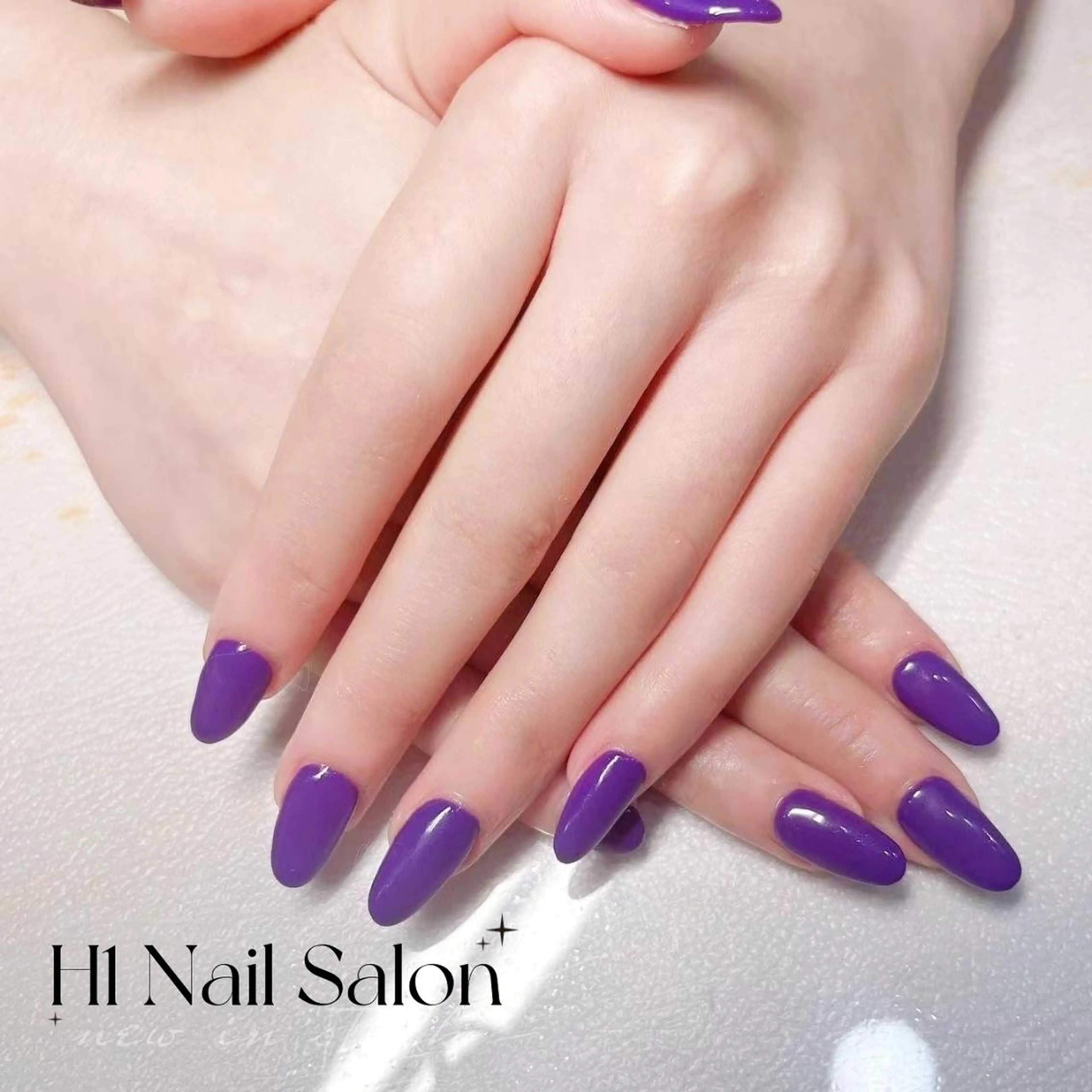 ロング ハンドネイル H1 ネイル サロンのネイルデザイン