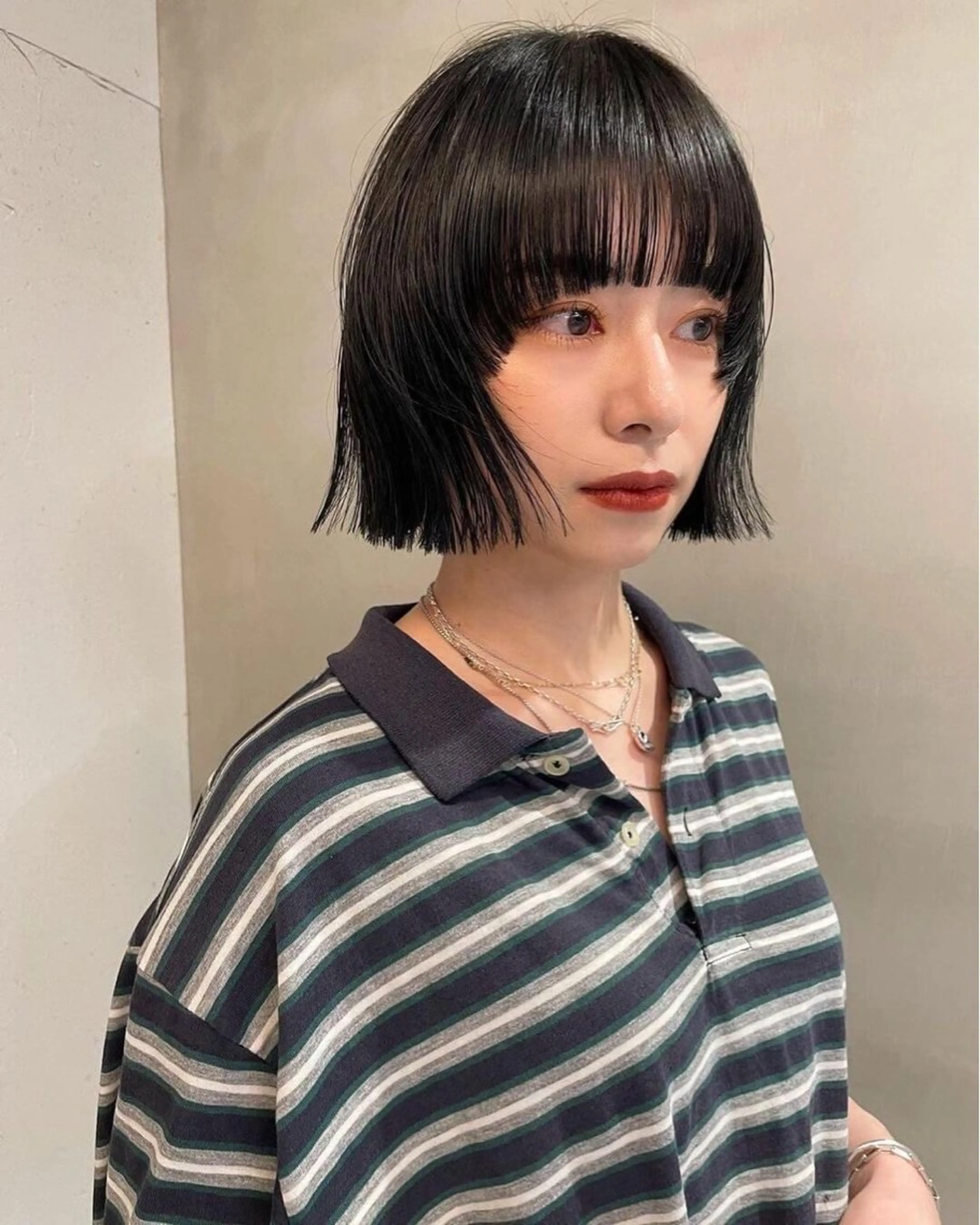 ミディアム カット ヘアカラー 似合わせcut ◎ 倉橋実咲のヘアスタイル