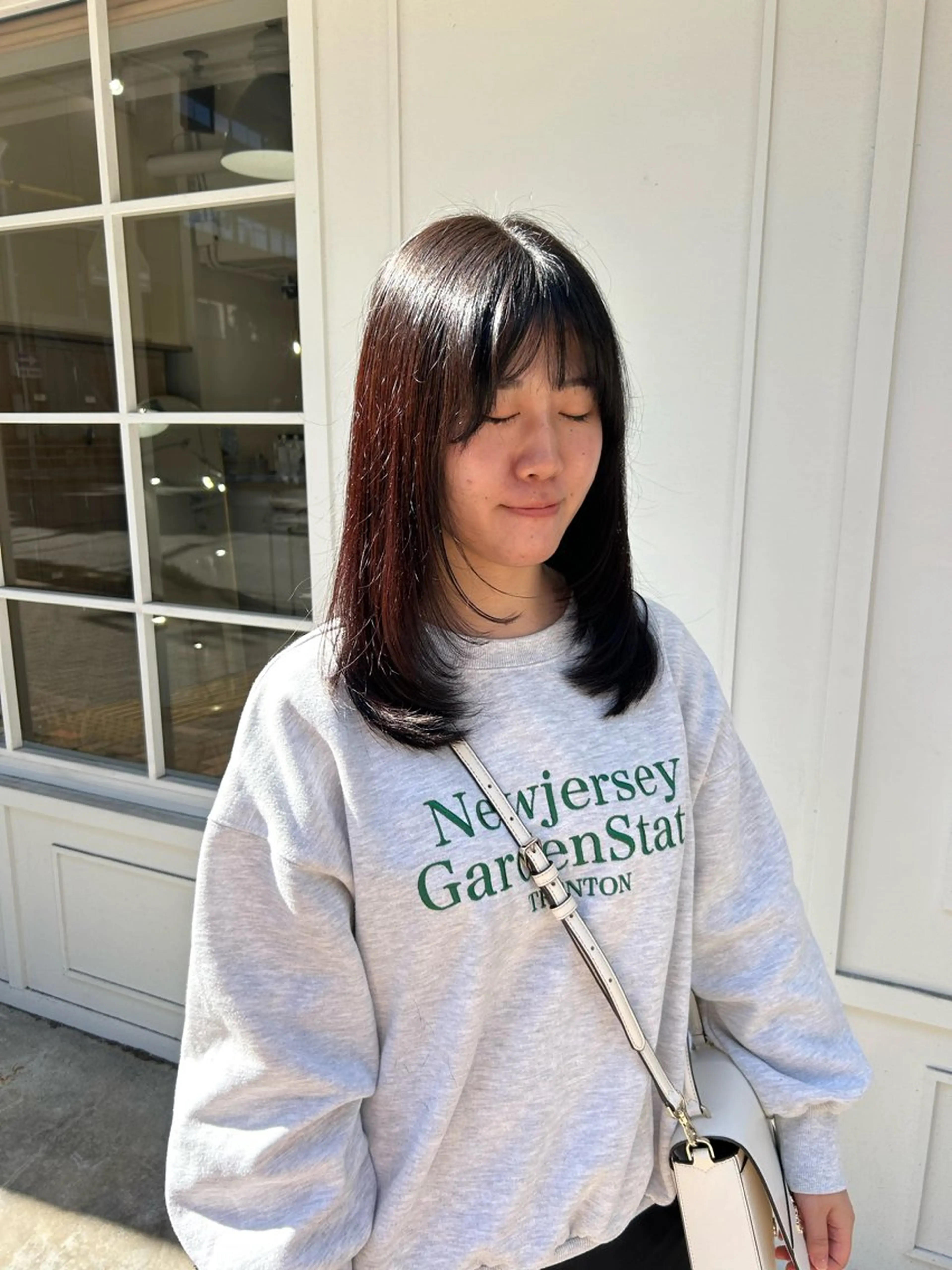 ロング レイヤーカット/髪質 改善✨/藤田侑花のヘアスタイル