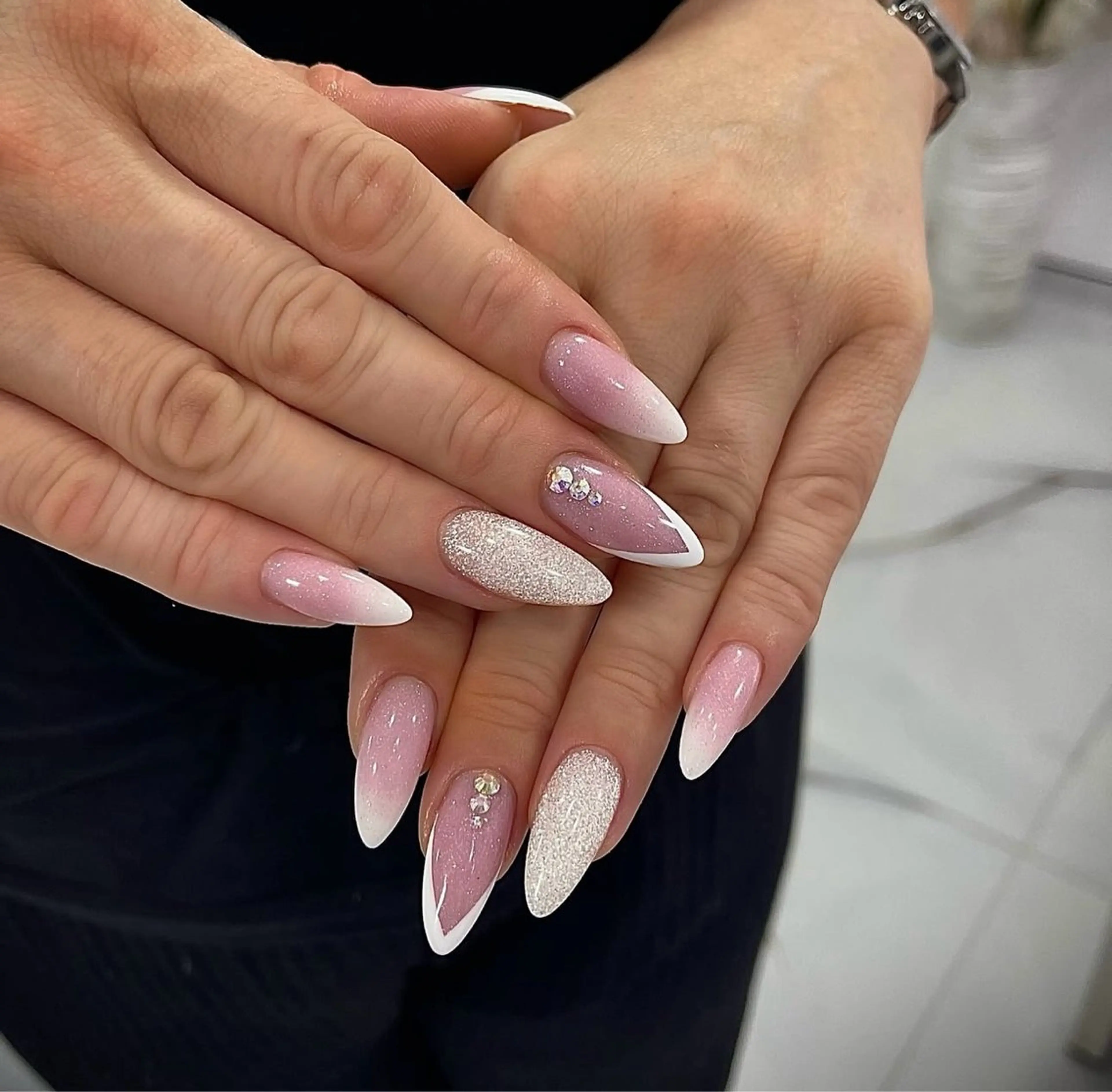 ネイル 韓国ネイル 持ち込み ニュアンスネイル ネイルチップ ハンドネイル TABI ANA.CHUOのネイルデザイン