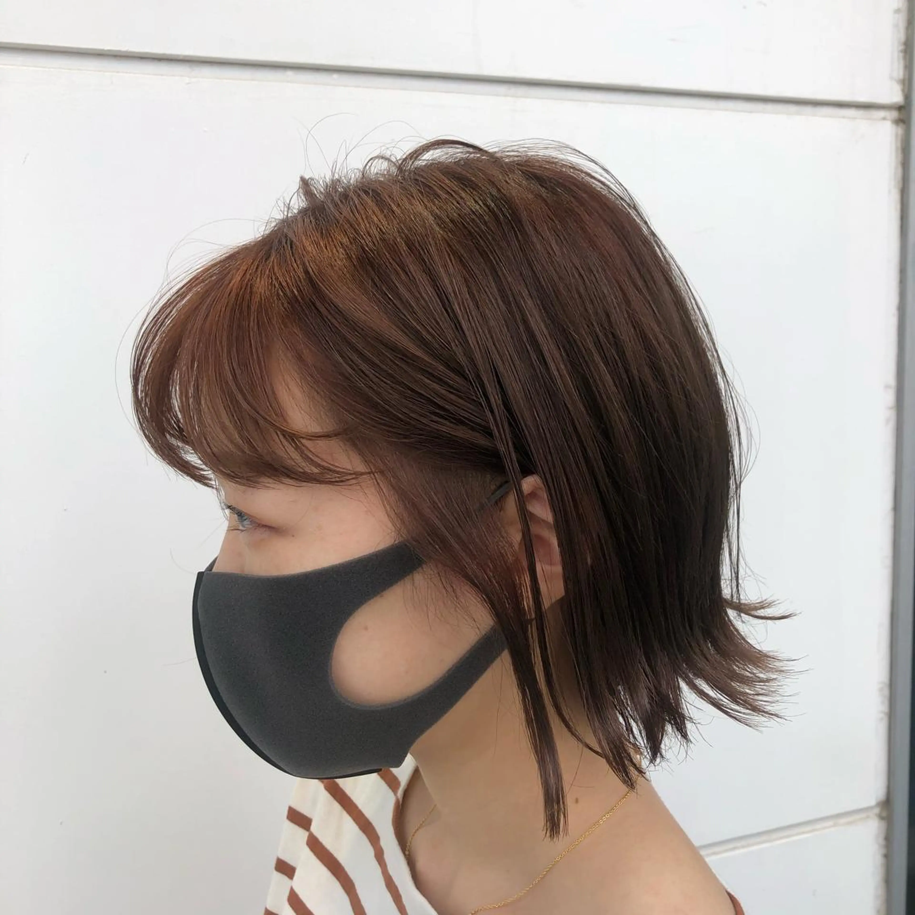 ショート カラー カトウ ユウカのヘアスタイル