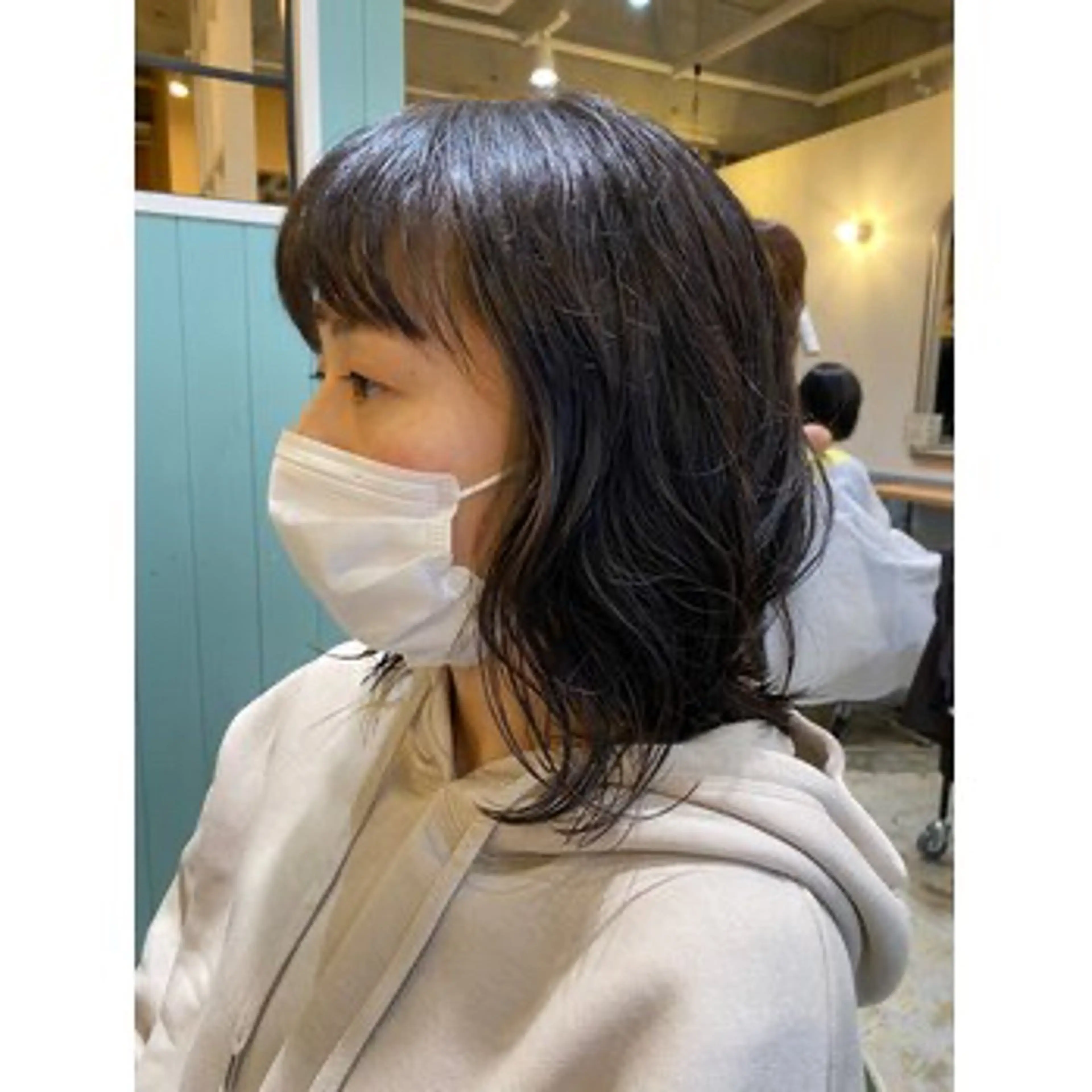 ミディアム ミディアムパーマ スタイリスト まことのヘアスタイル