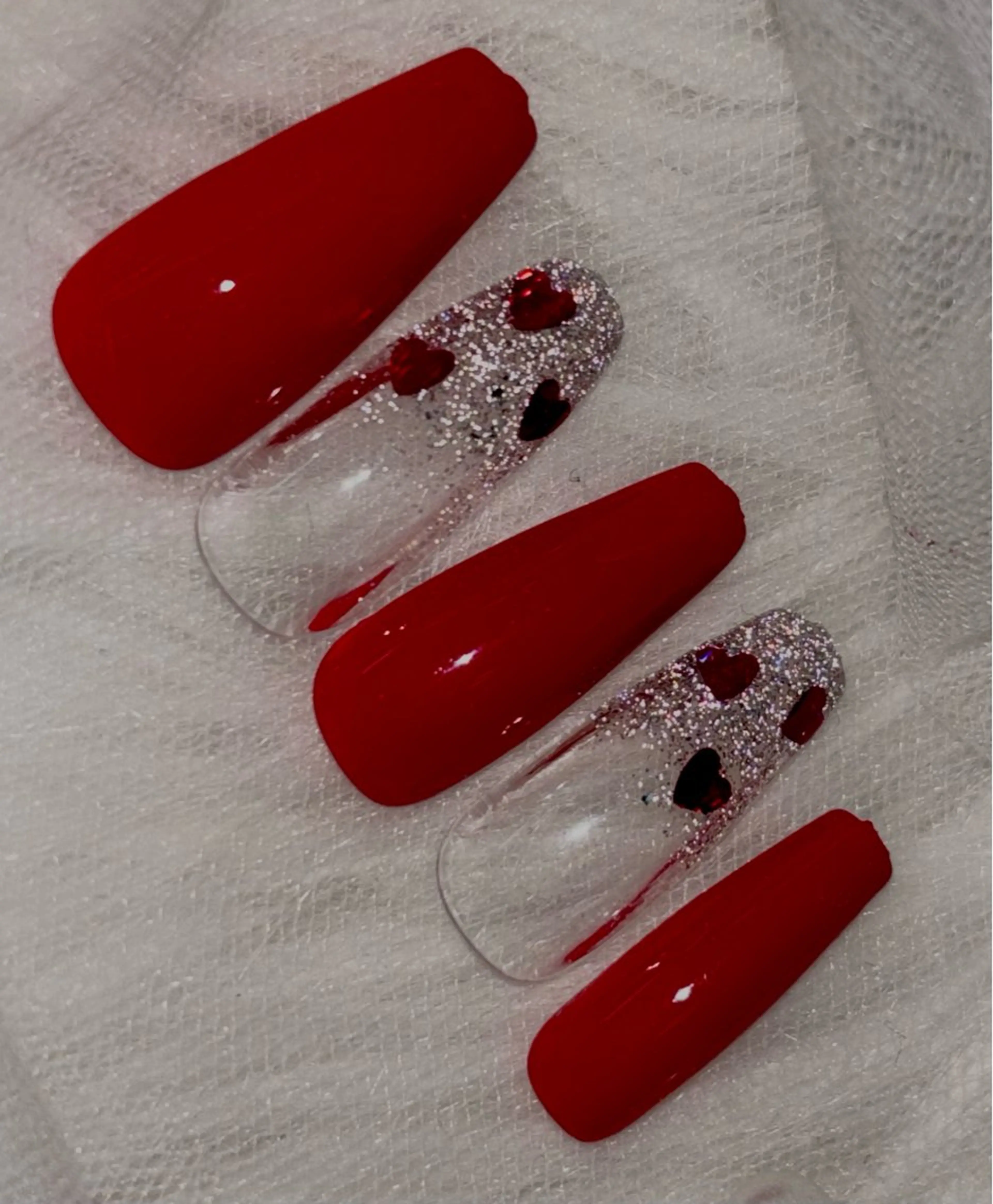 ネイル アートネイル ラメ(グリッター) マグネットネイル 冬ネイル ハンドネイル SERINA NAILのネイルデザイン