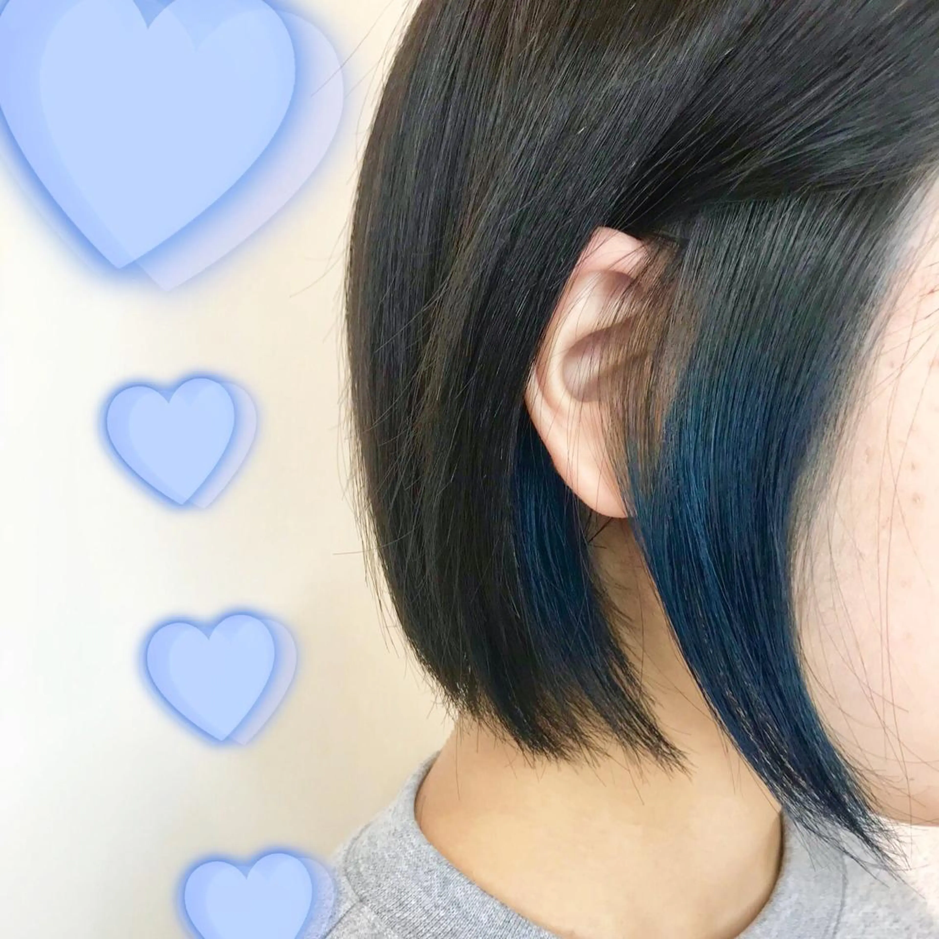 カラー ネイビーカラー EMANON新宿東口所属・新宿駅近♡個室 ♡関口三都季🌜のヘアスタイル