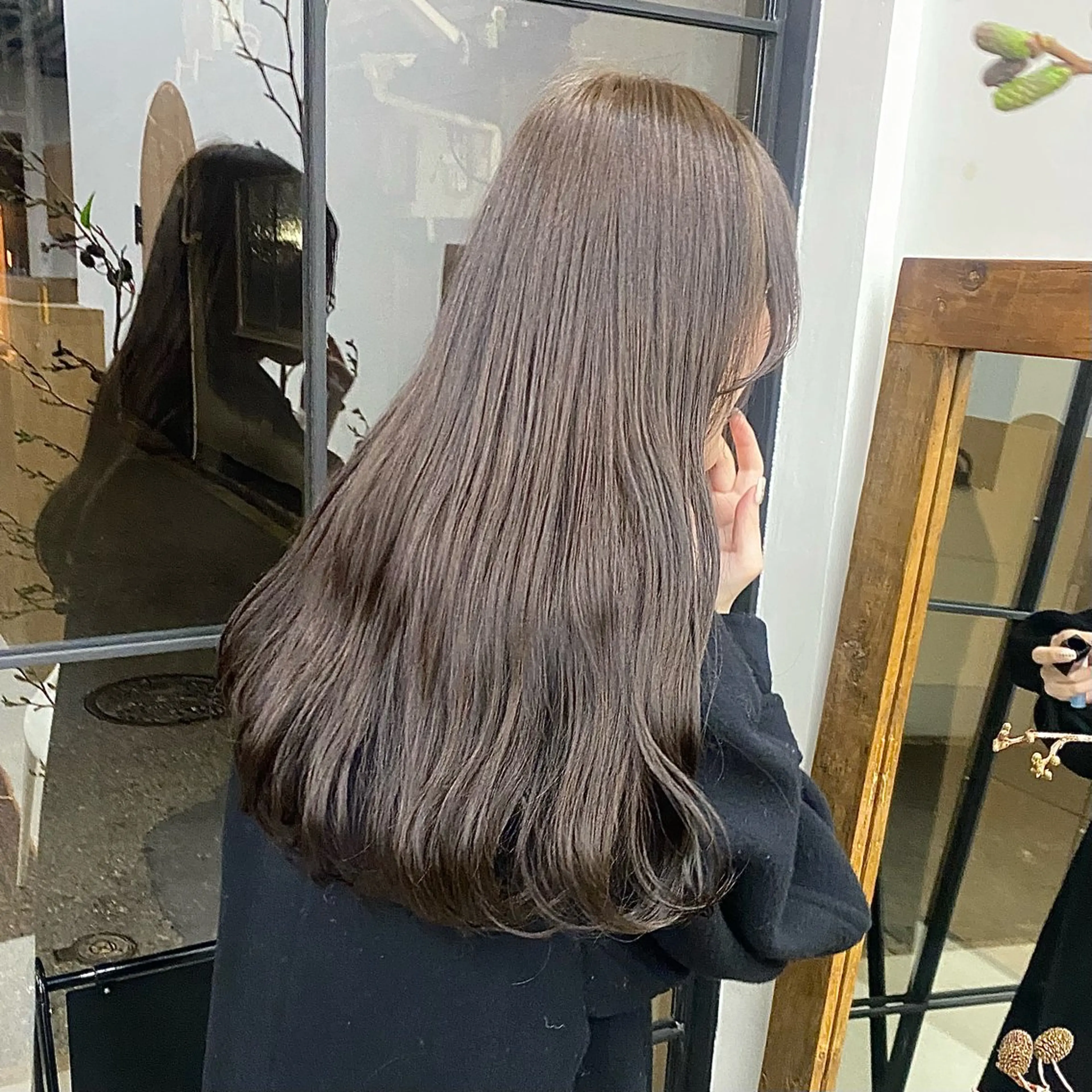 ロング カラー ヘアアレンジ カット ヘアカラー トリートメント ハル🌸柔色/ ブリーチなし/艶髪のヘアスタイル