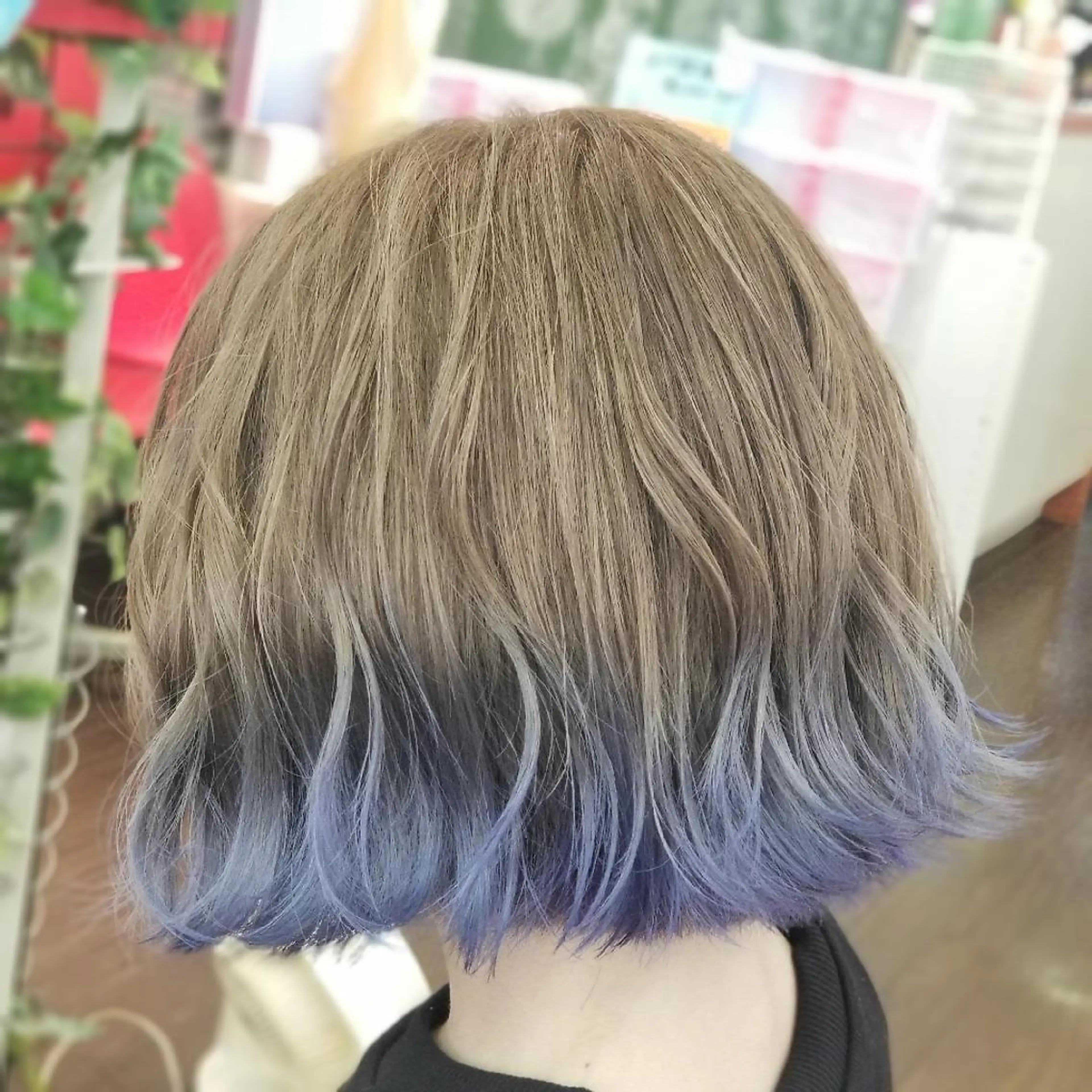 ミディアム ヘアカラー トリートメント 植田 /エクステ /ブリーチ/髪質改善のヘアスタイル