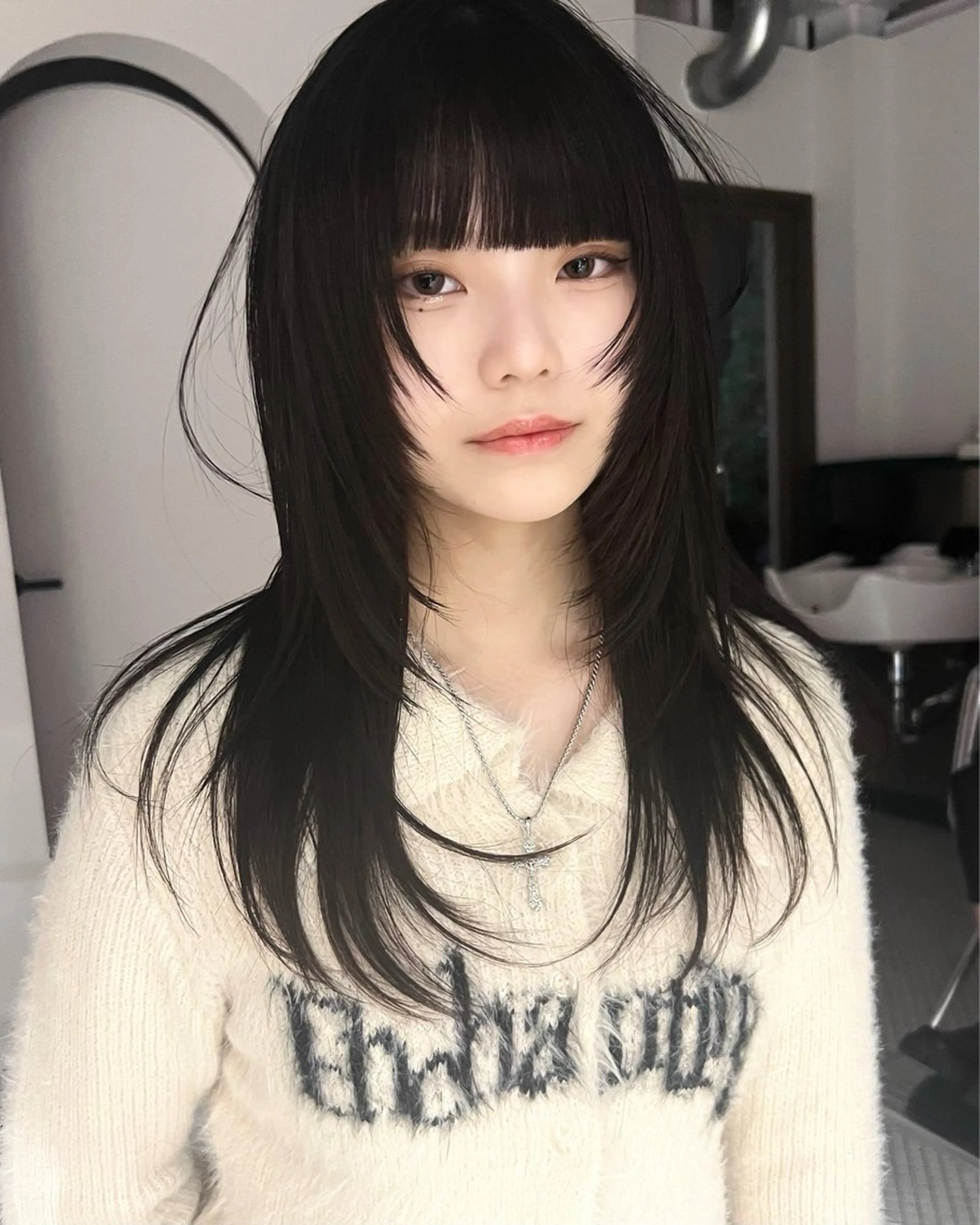 セミロング レイヤーカット 丹治 一輝ボブ/ショートのヘアスタイル