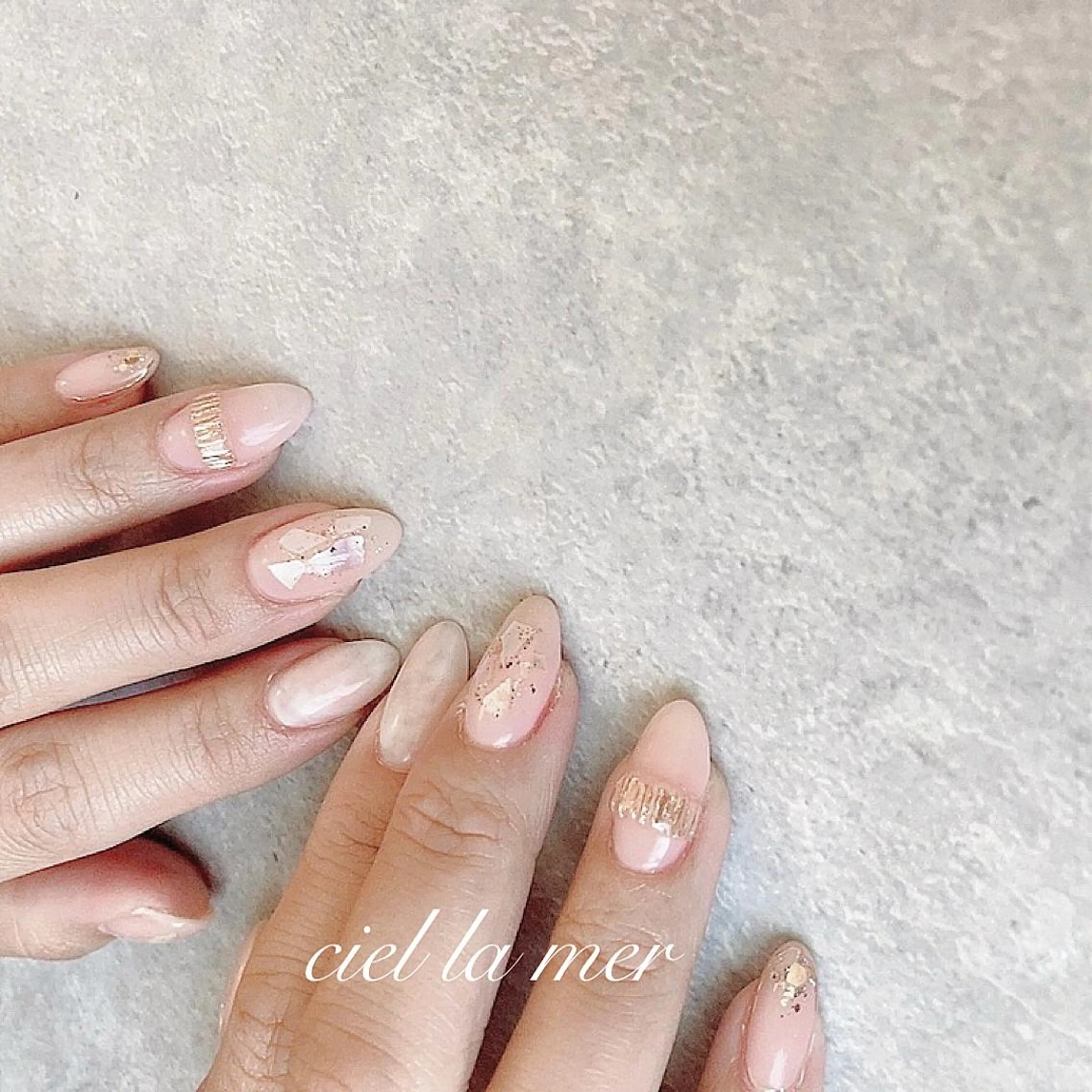 ネイル ハンドネイル フットネイル ciel la merのネイルデザイン