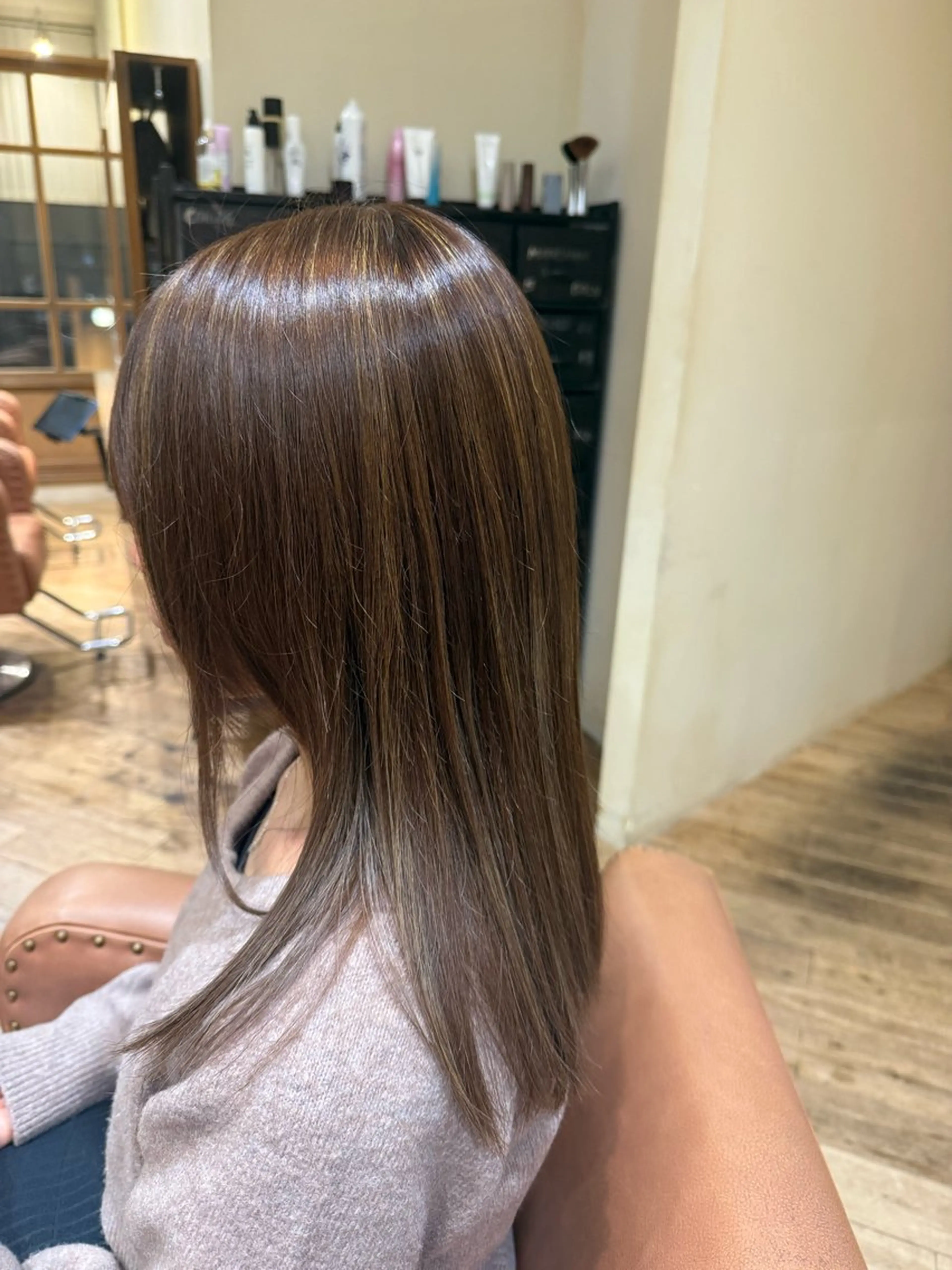 ロング カラー ヘアカラー SR真美ケ丘所属・齋藤 美空のヘアスタイル