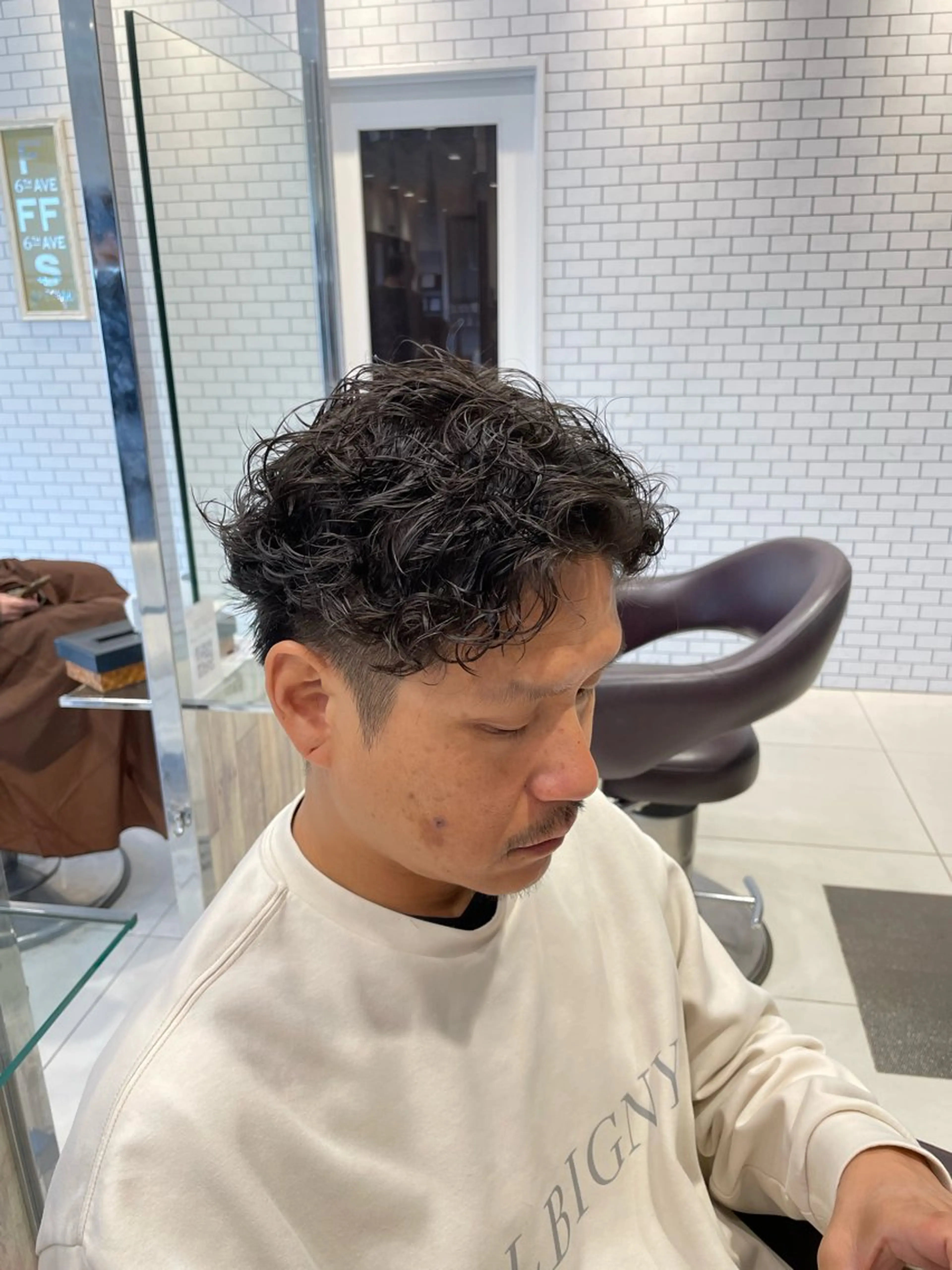 カット＋スパイラルパーマの写真