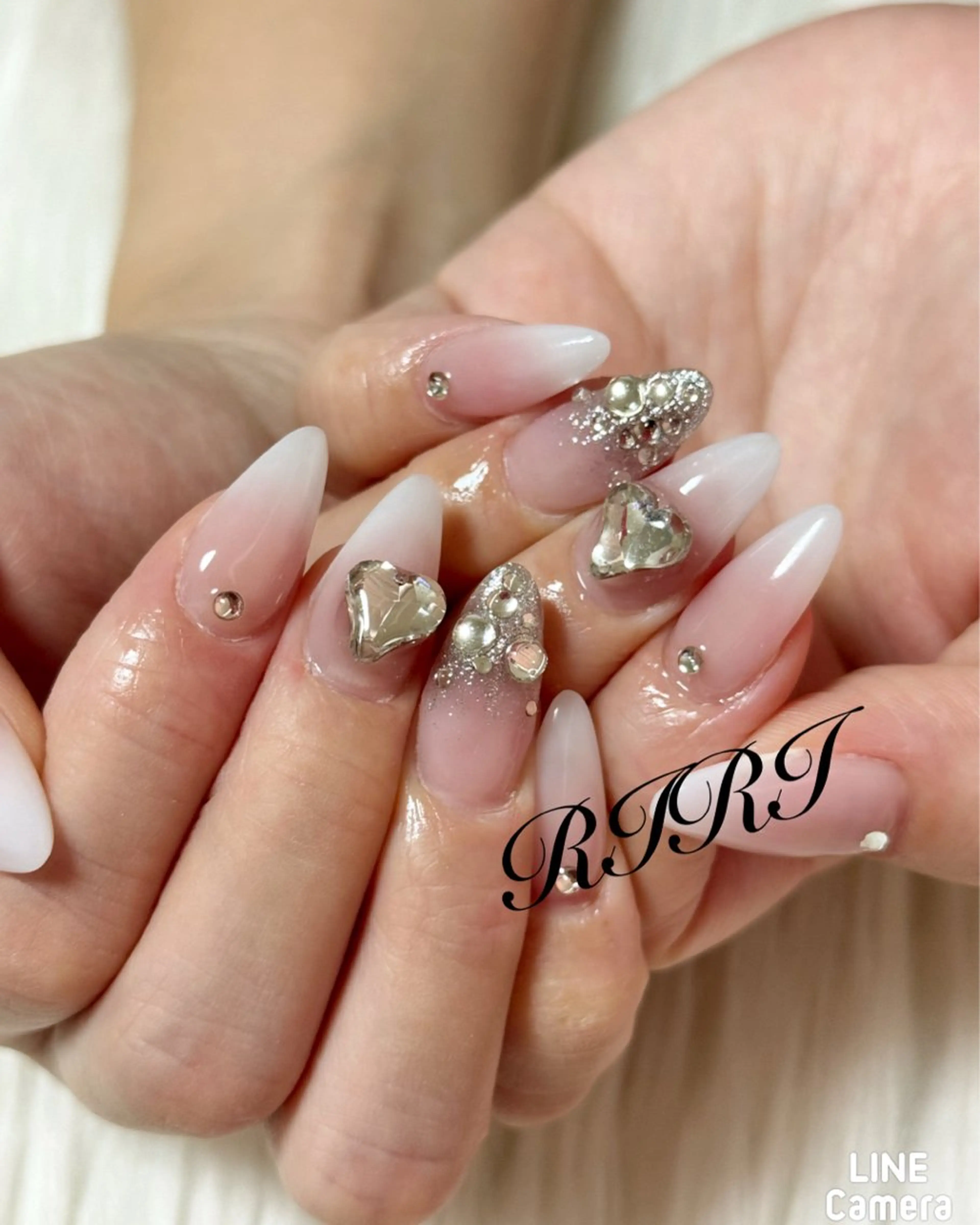 ネイル ジェルネイル ロングネイル スカルプネイル シンプルネイル 夏ネイル ハンドネイル riri オーナーのネイルデザイン