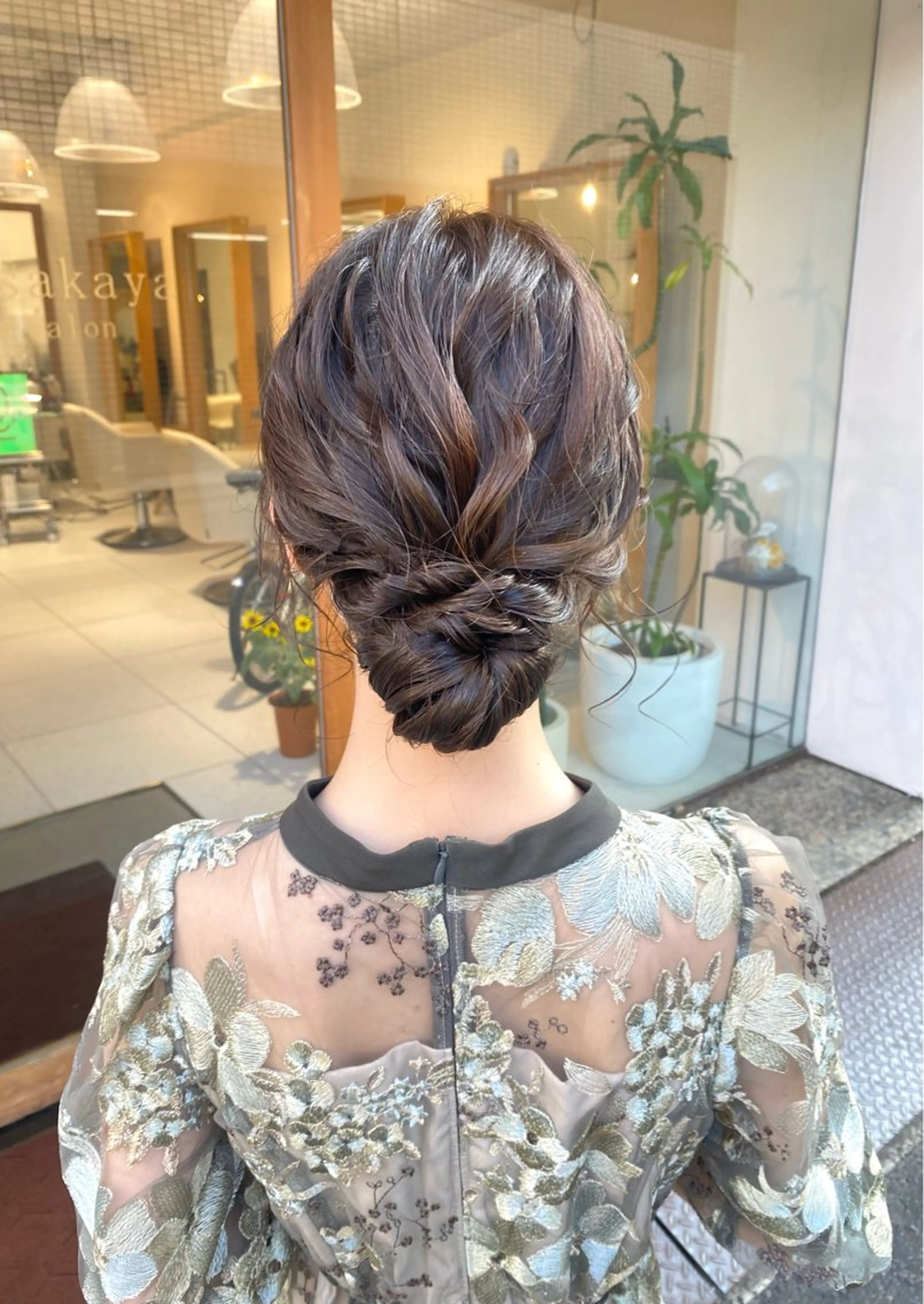 ヘアアレンジ ヘアセット 安永 涼のヘアスタイル