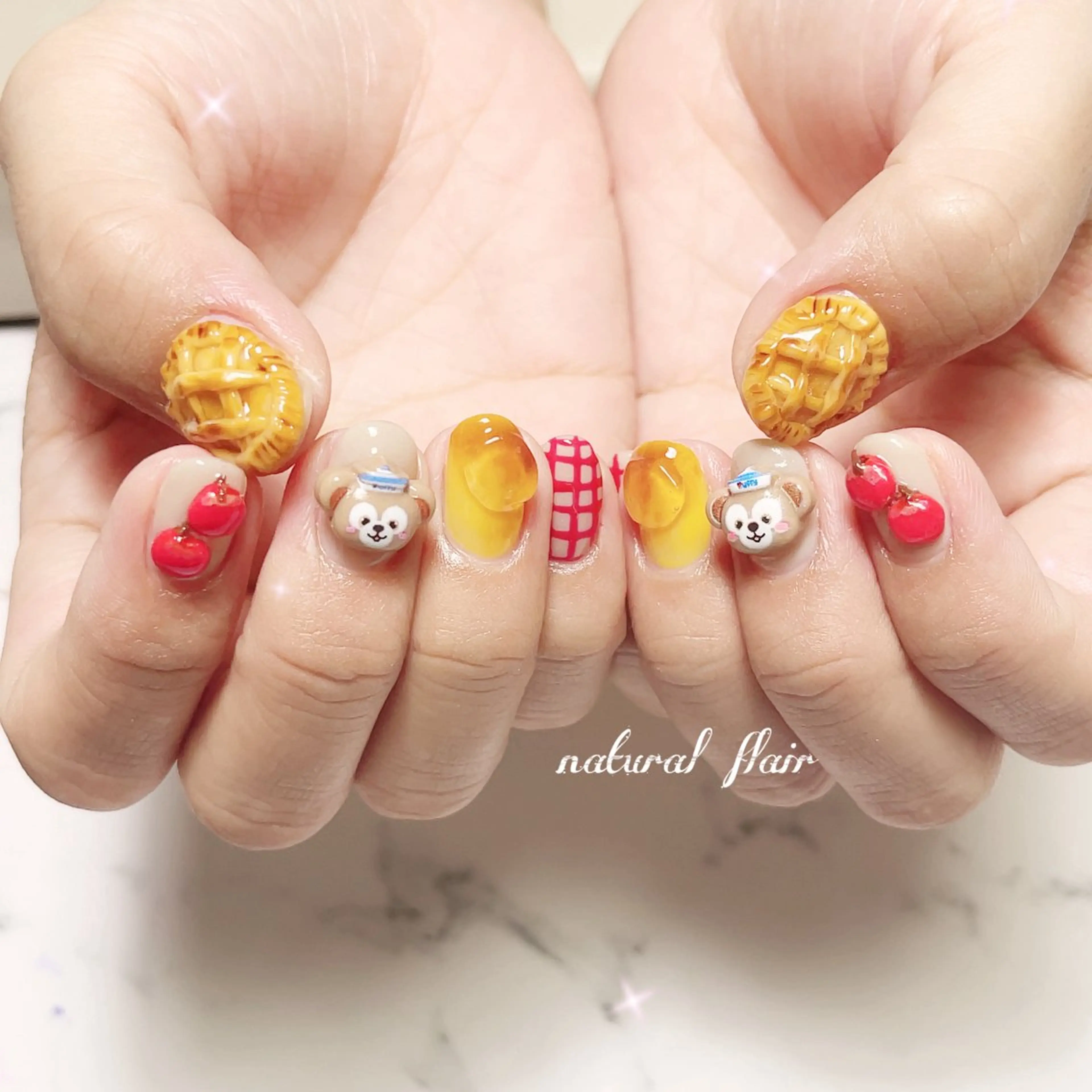 ネイル 持ち込み natural flairのネイルデザイン